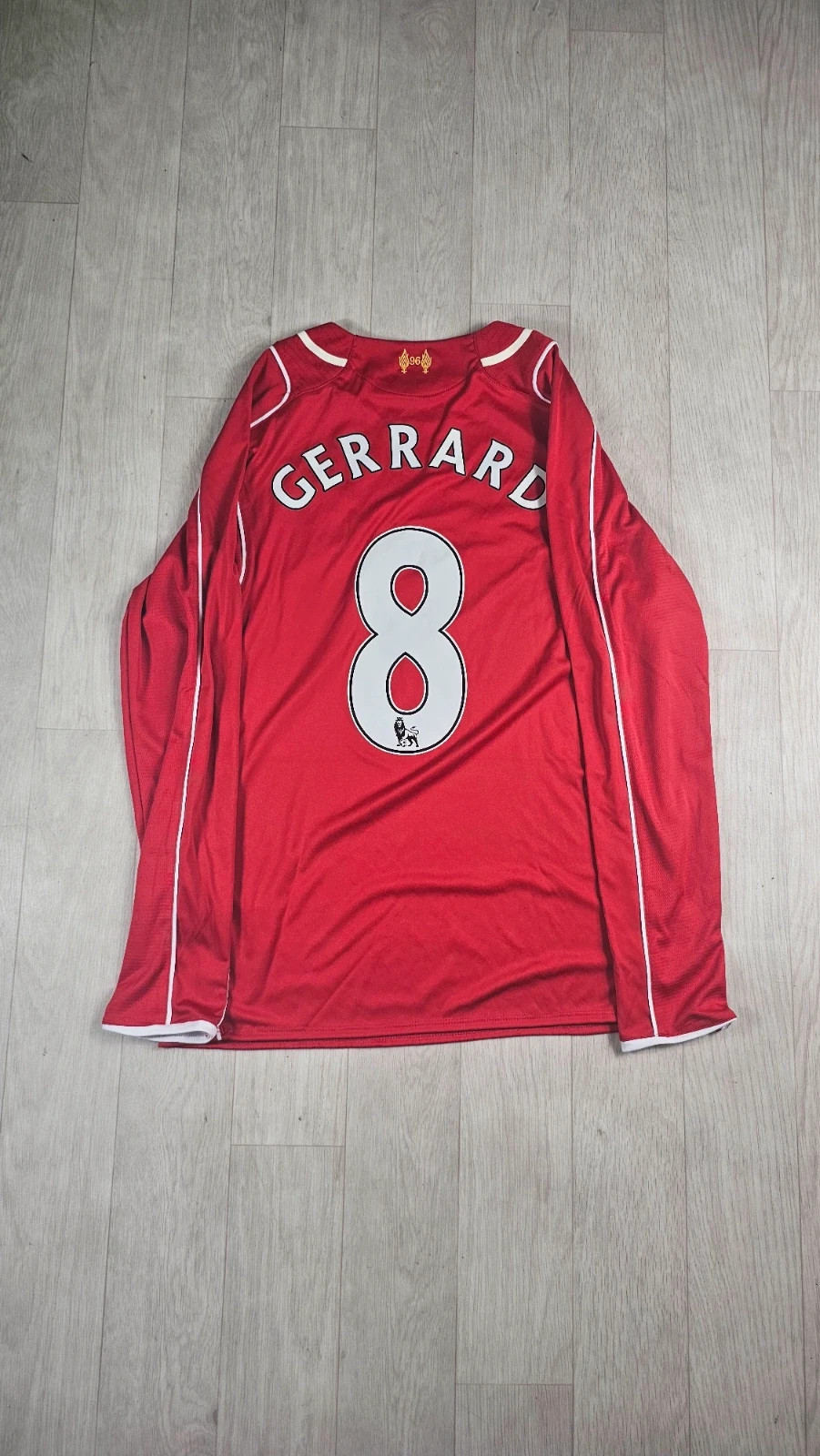 Maillot Liverpool 2014/2015 Gerrard Warrior homme S – Warrior – taille S 2