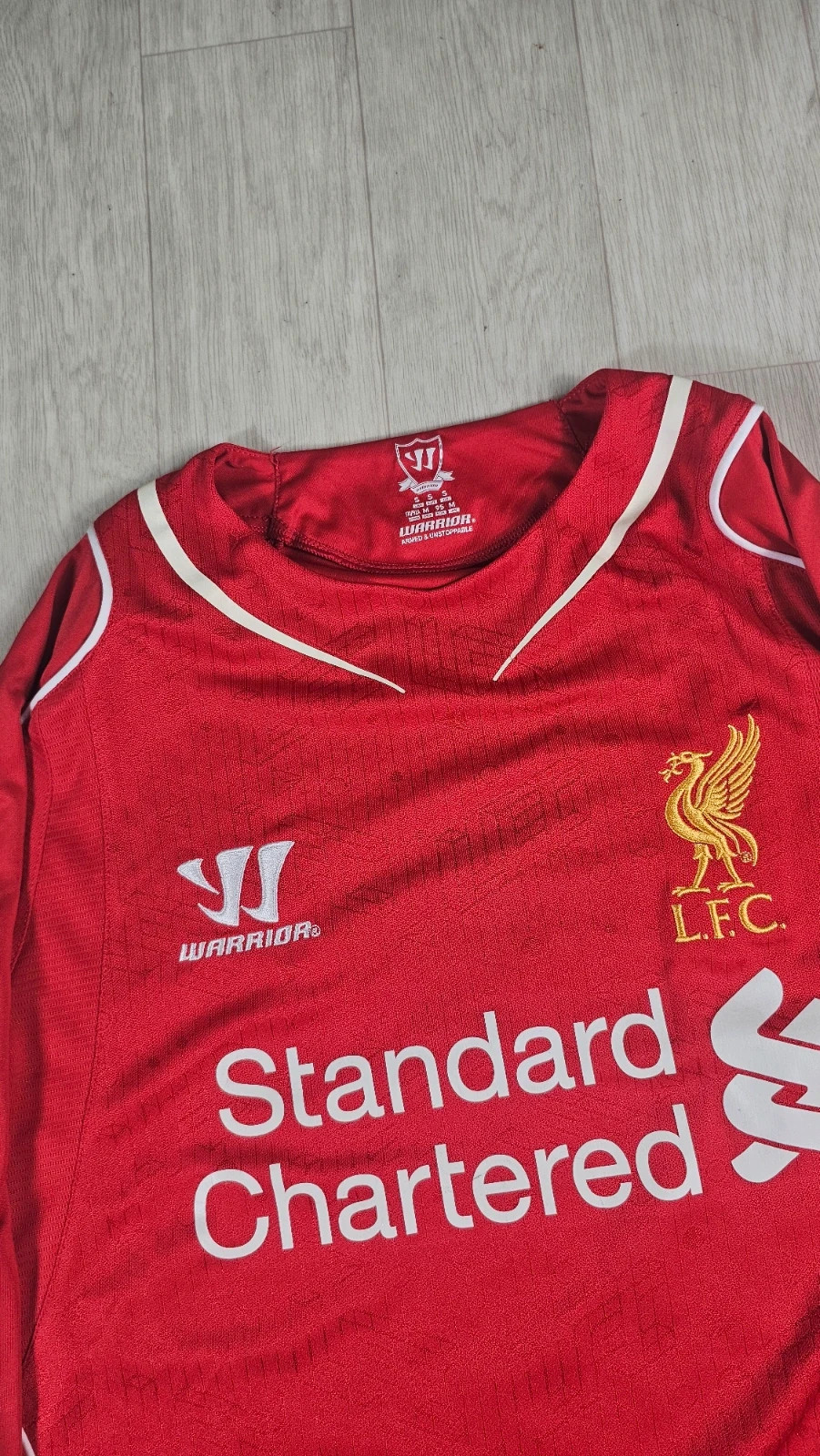 Maillot Liverpool 2014/2015 Gerrard Warrior homme S – Warrior – taille S 3