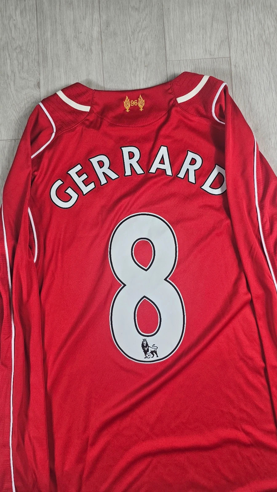 Maillot Liverpool 2014/2015 Gerrard Warrior homme S – Warrior – taille S 5