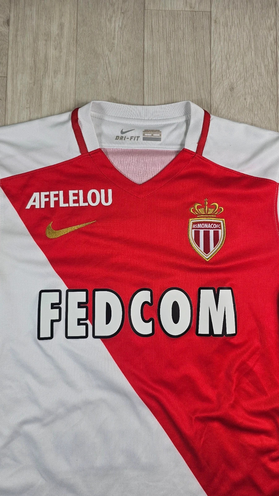 Maillot nike AS Monaco 2015/2016 F. Coentrão homme M défauts – Nike – taille M 5