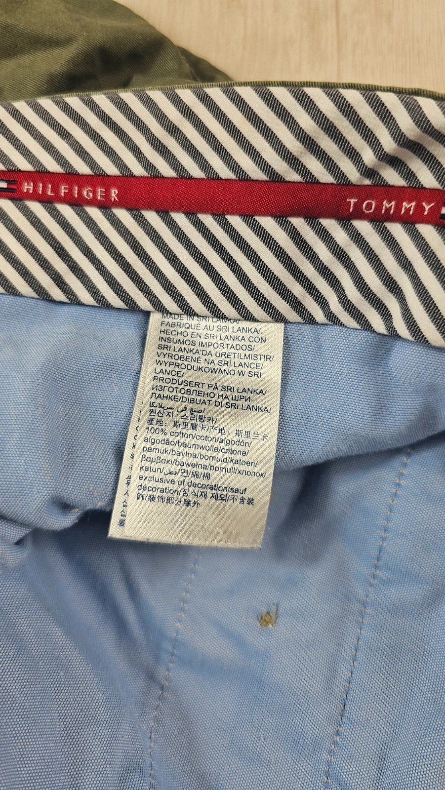 Short Tommy Hilfiger kaki homme W36 – Tommy Hilfiger – taille W36 | FR 46 5