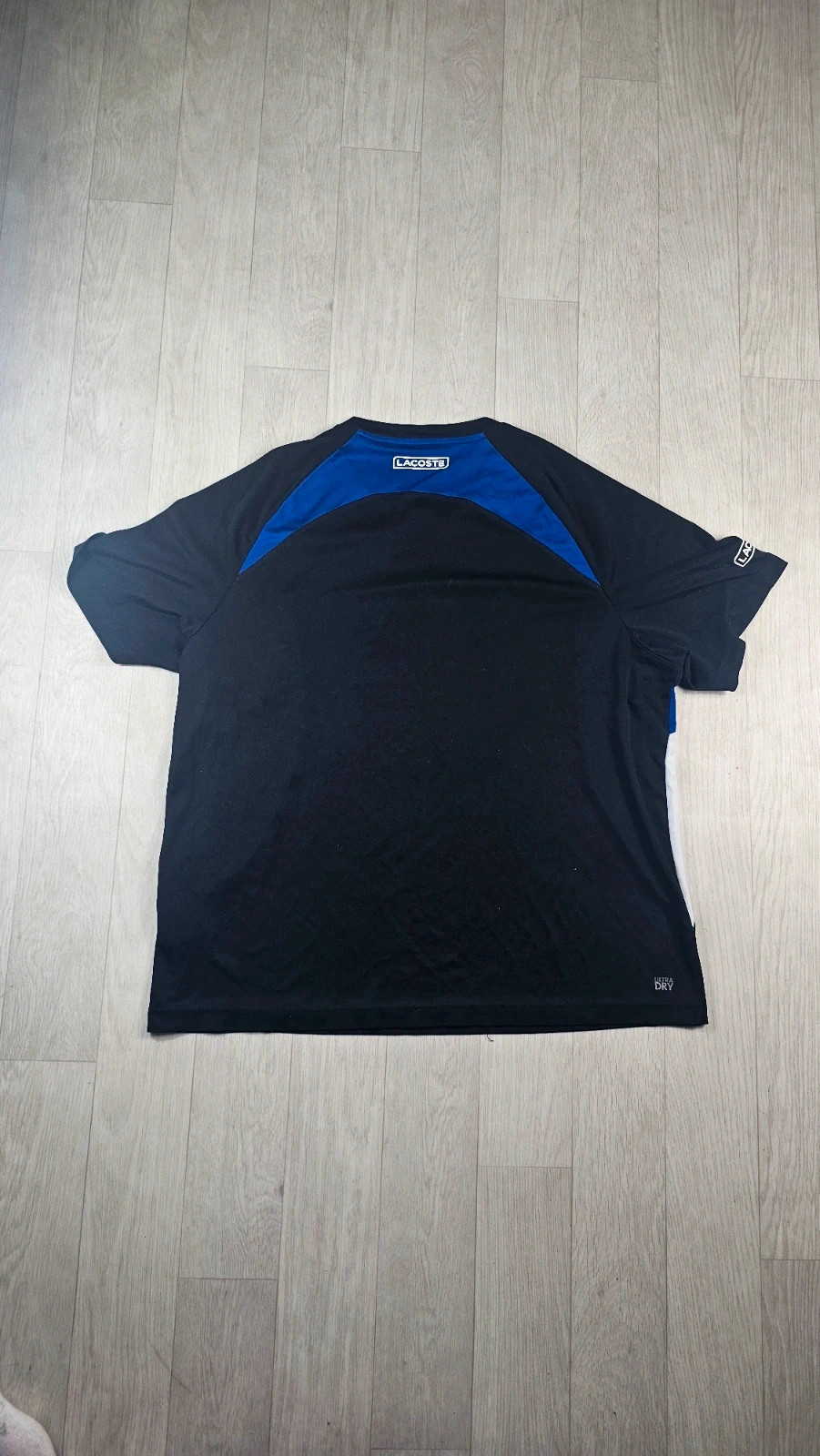 Maillot Lacoste sport noir bleu blanc homme XL – Lacoste – taille XL 2