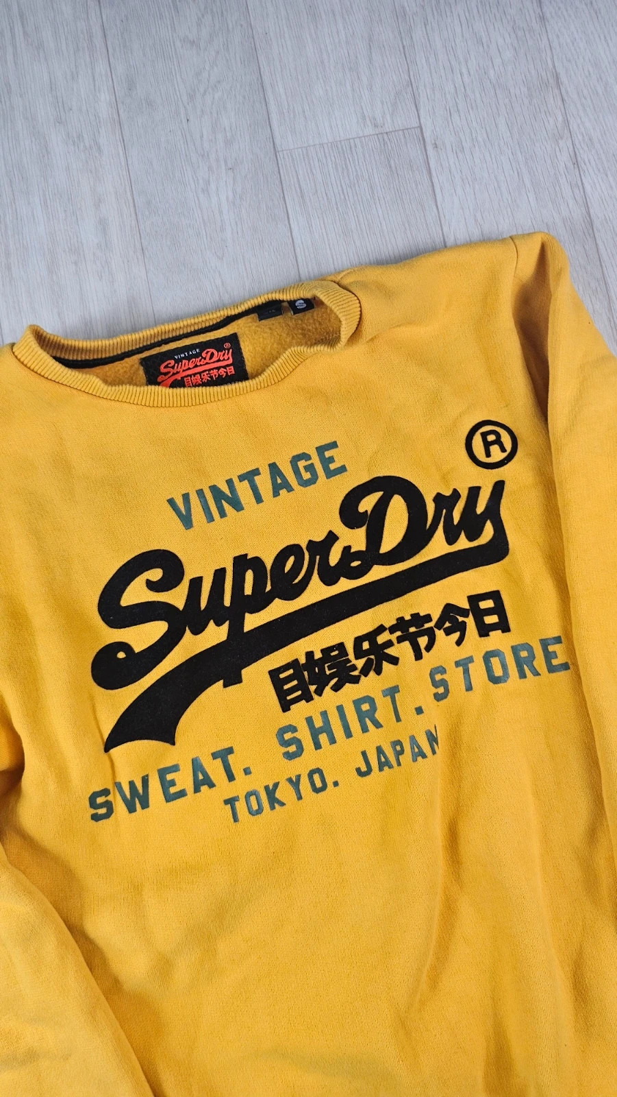 Sweat Superdry jaune homme S – Superdry – taille S 3