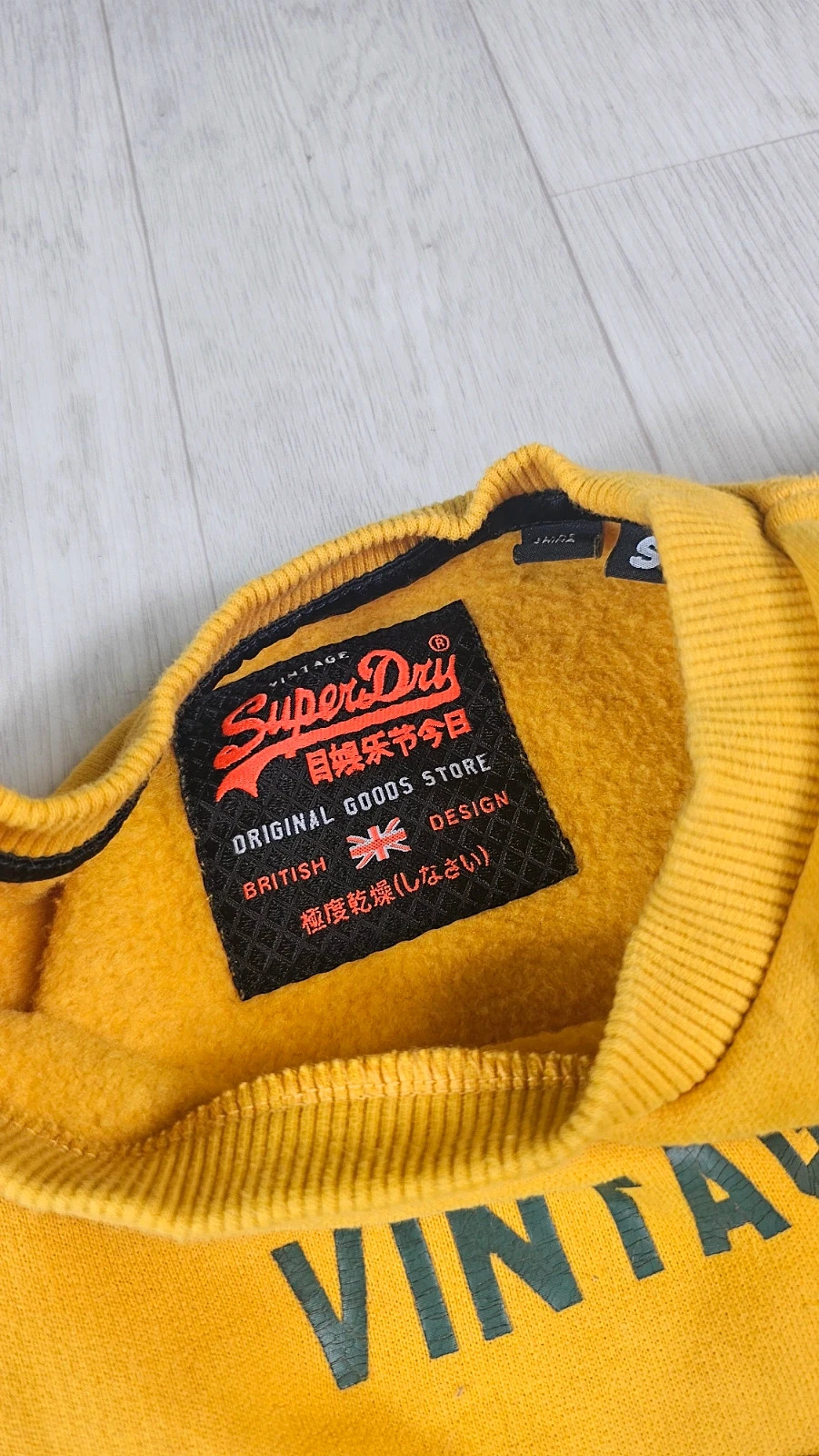 Sweat Superdry jaune homme S – Superdry – taille S 5