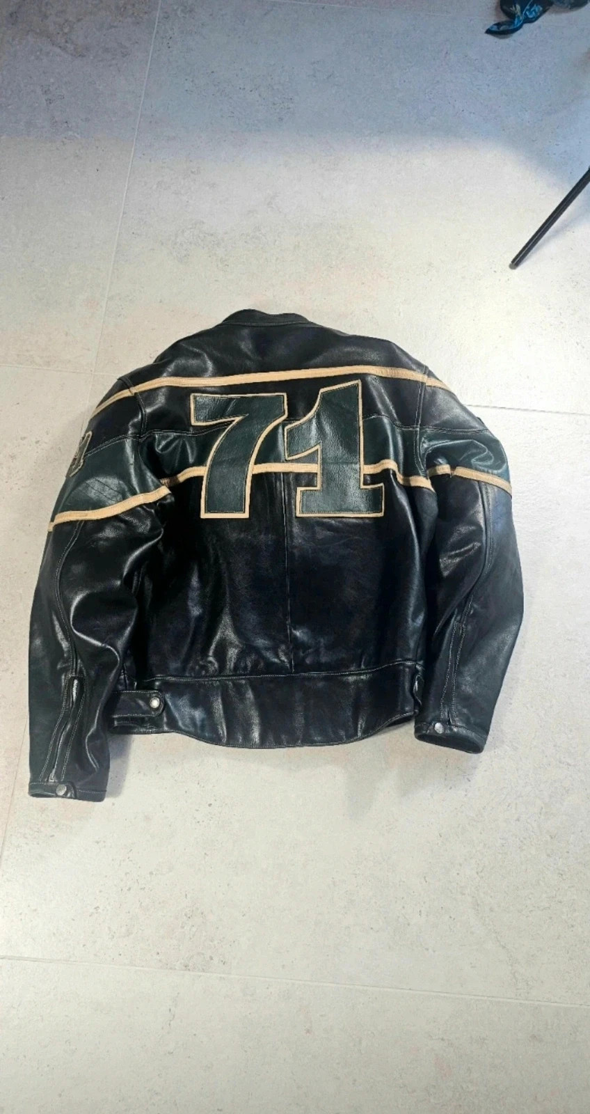 Blouson Moto Helstons Cuir Noir Homme~M – Helstons – taille M 2