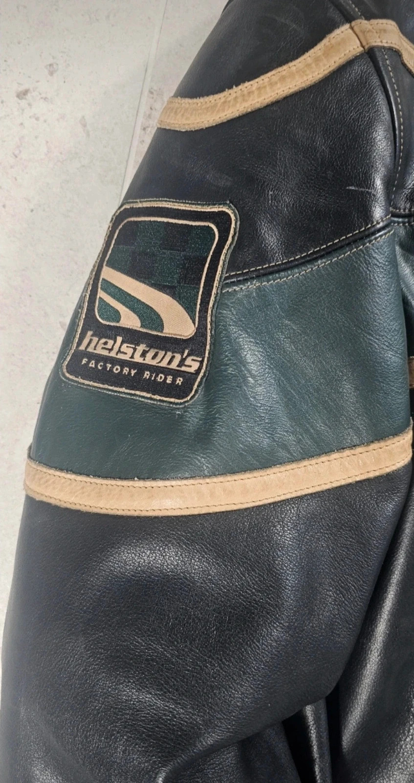 Blouson Moto Helstons Cuir Noir Homme~M – Helstons – taille M 4