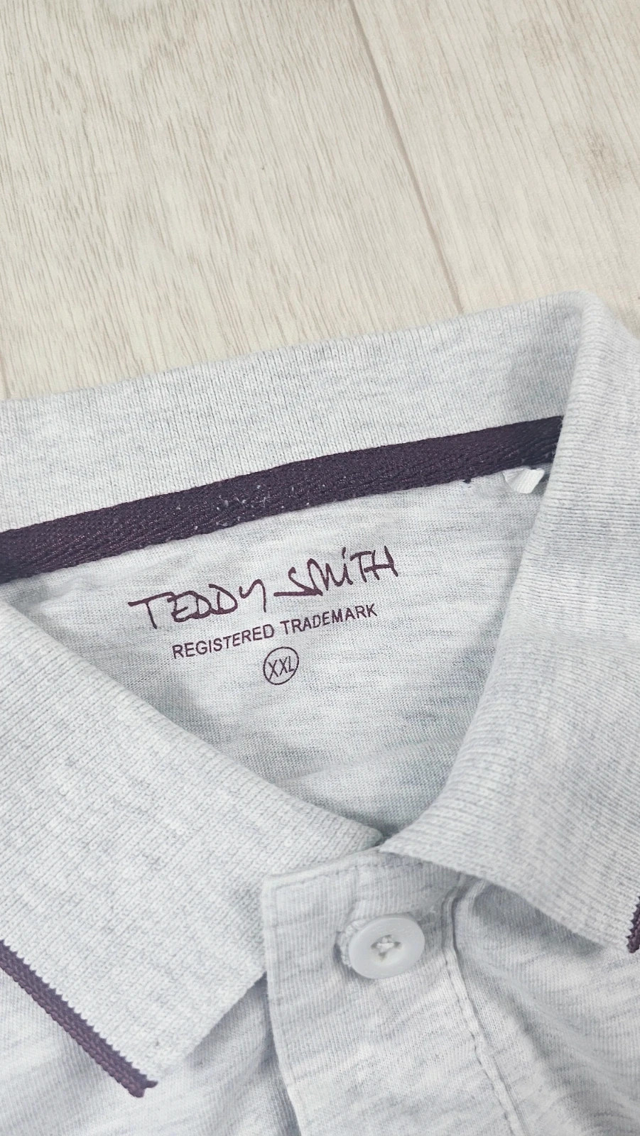 Polo Teddy Smith gris homme XXL – Teddy Smith – taille XXL 4