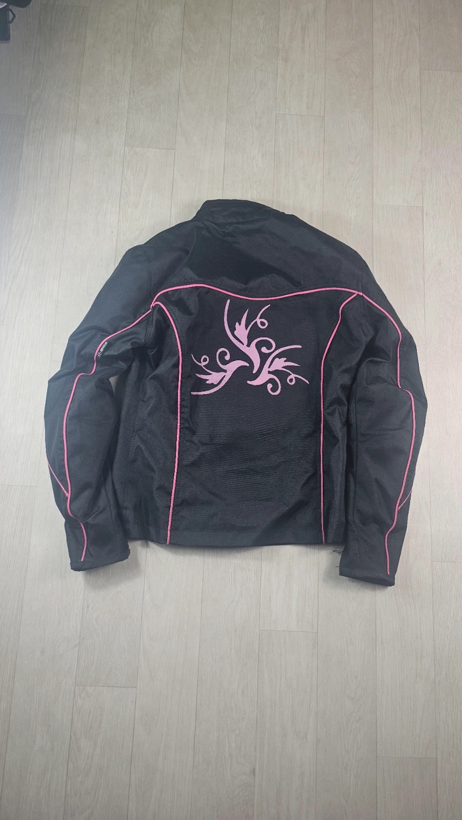 Veste moto femme noir rose taille S style unique – Vintage Dressing – taille S / 36 / 8 2