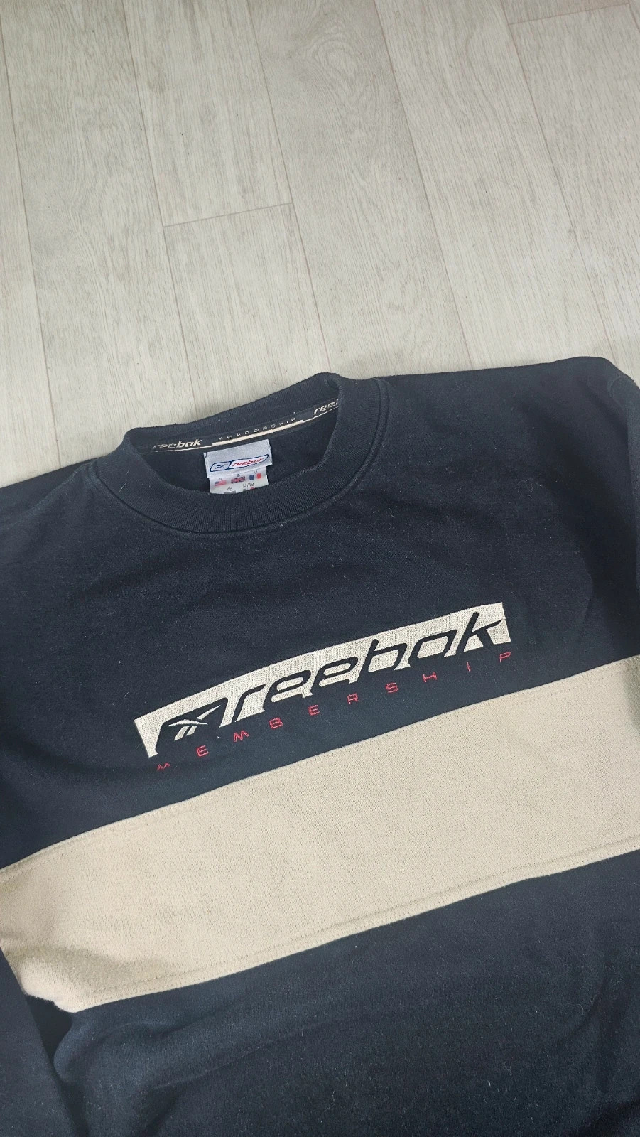 Pull vintage Reebok Y2K brodé homme M – Reebok – taille M 3