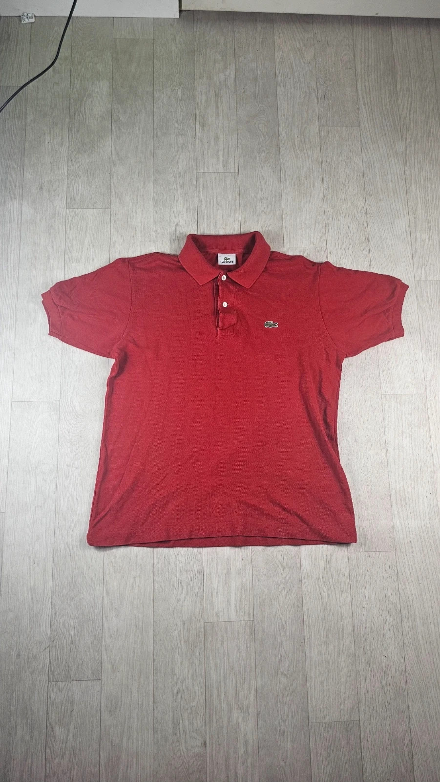 Polo Lacoste rouge homme taille 4 (M)