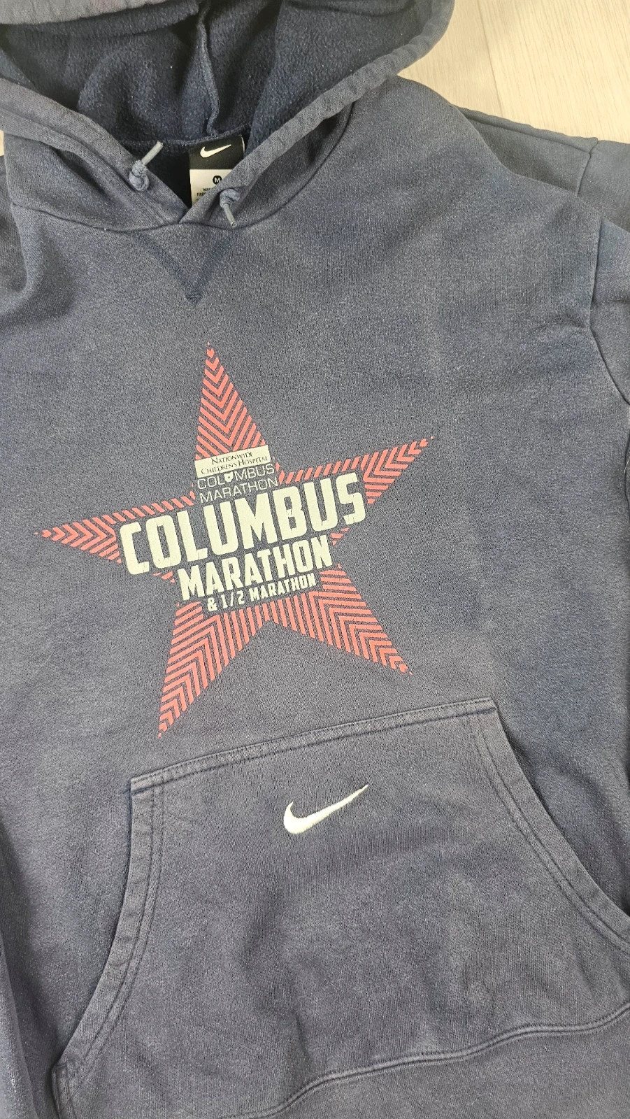 Pull Nike Columbus Marathon bleu marine homme M – Nike – taille M 3