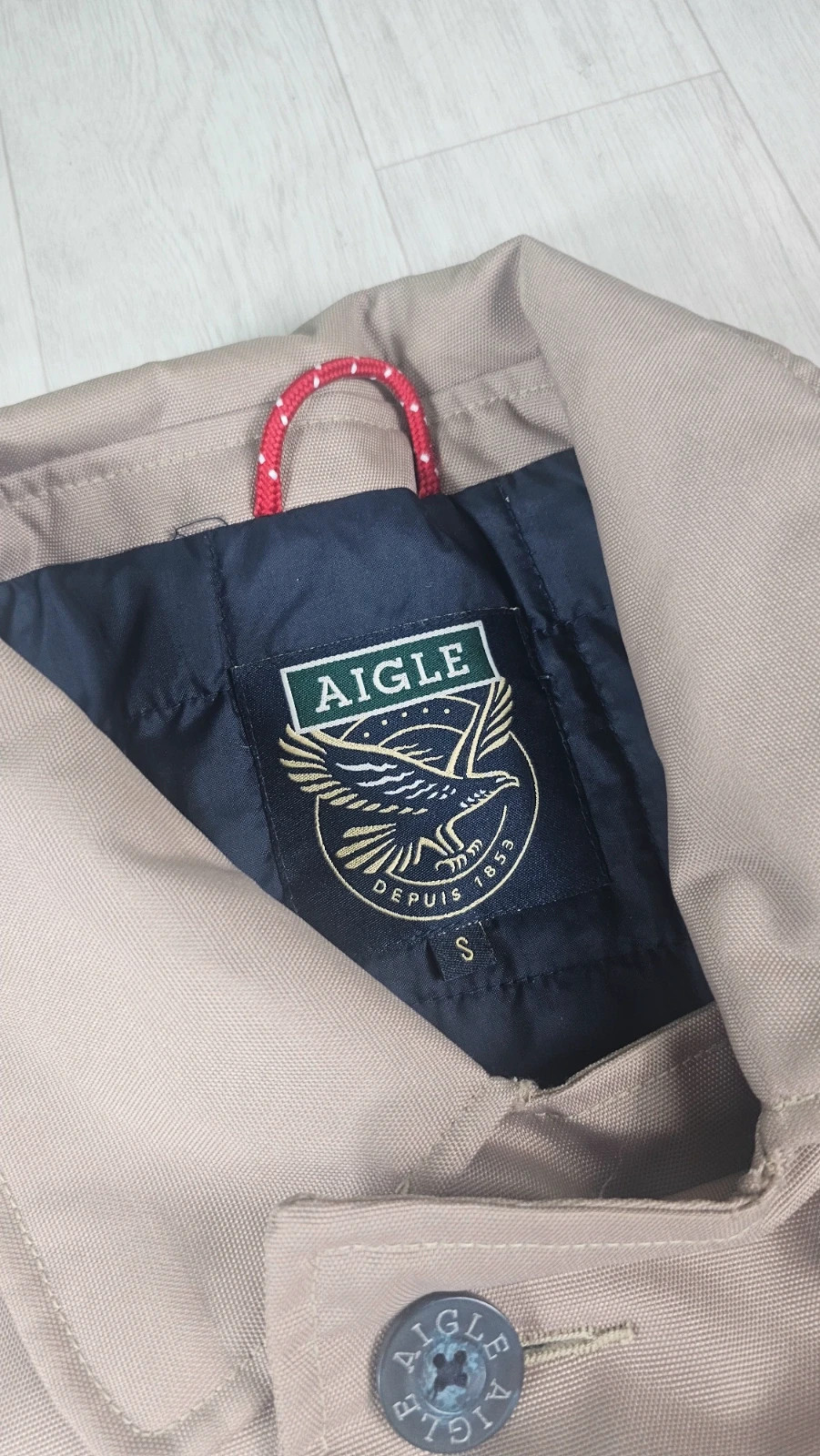 Veste Aigle beige homme S – Aigle – taille S 3