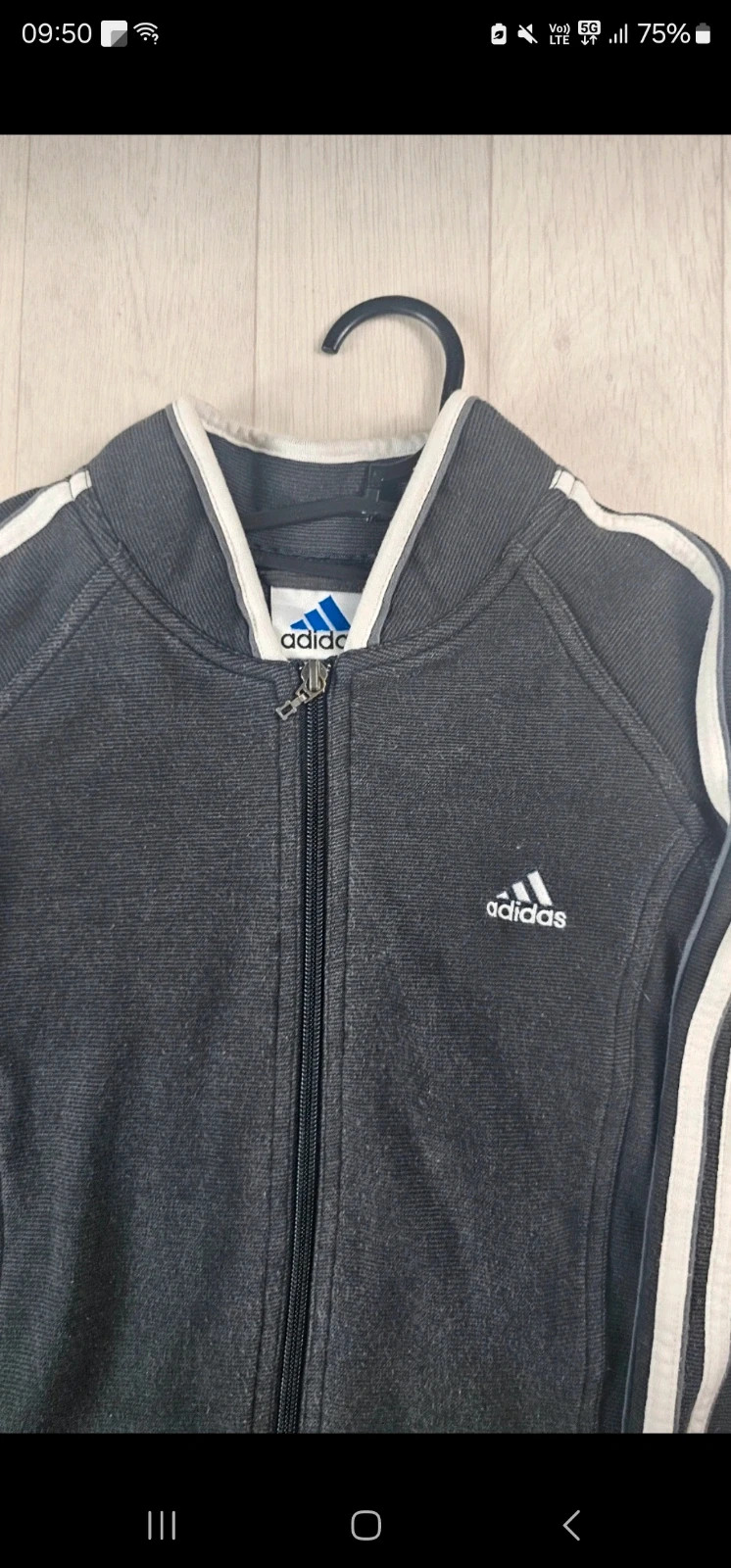 Veste Adidas noire et blanche vintage homme S (FR 40) – adidas – taille S 4