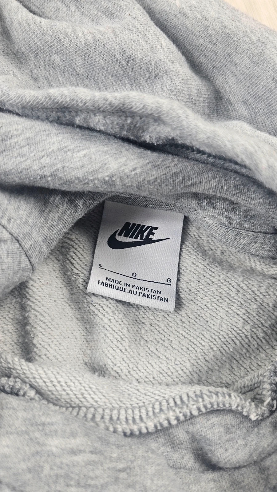 Sweat à capuche Nike gris homme L – Nike – taille L 4