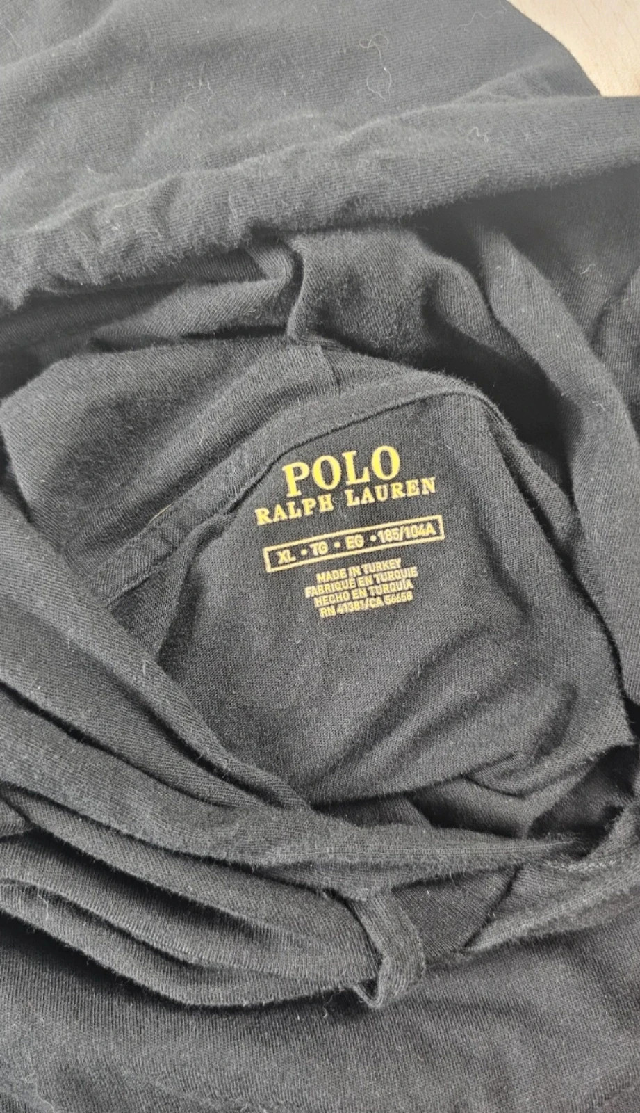 Pull Ralph Lauren à capuche noir homme XL – Ralph Lauren – taille XL 5