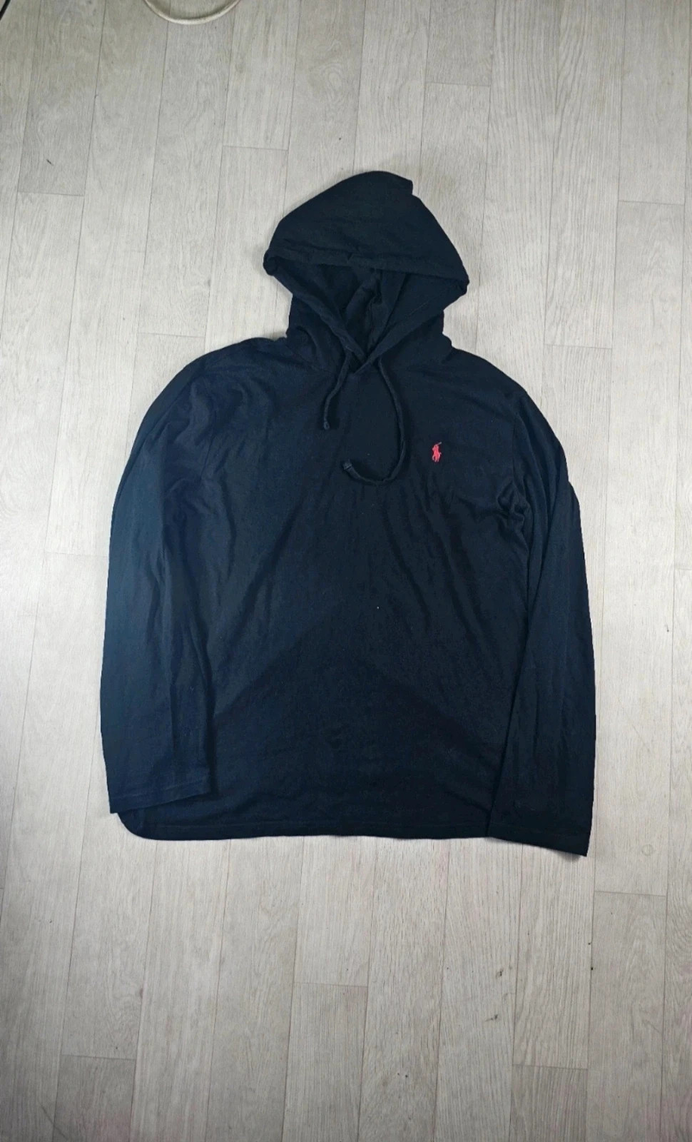 Pull Ralph Lauren à capuche noir homme XL