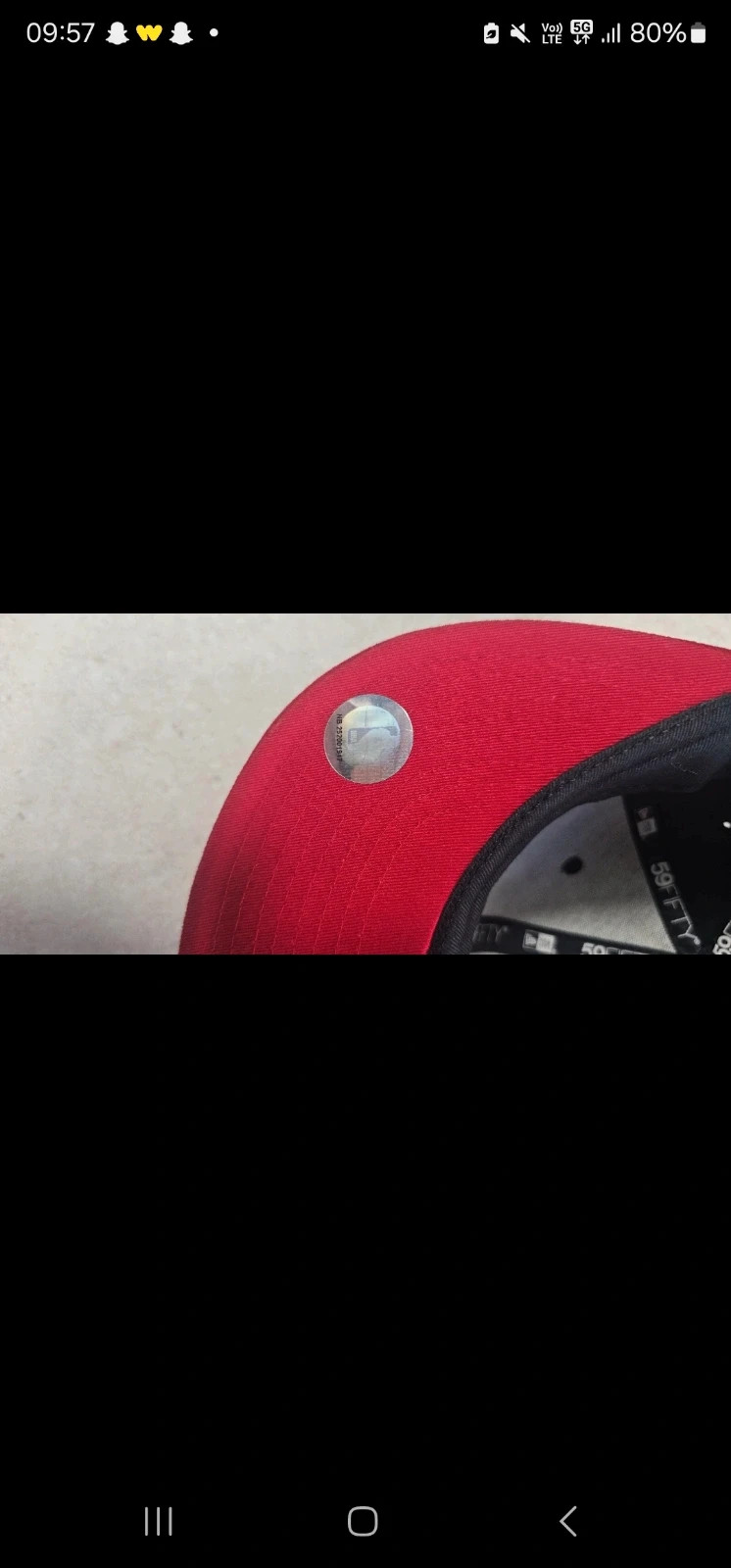 Casquette New Era NBA Chicago Noir&Rouge Logo Taureau – Chicago Bulls – taille 55 4