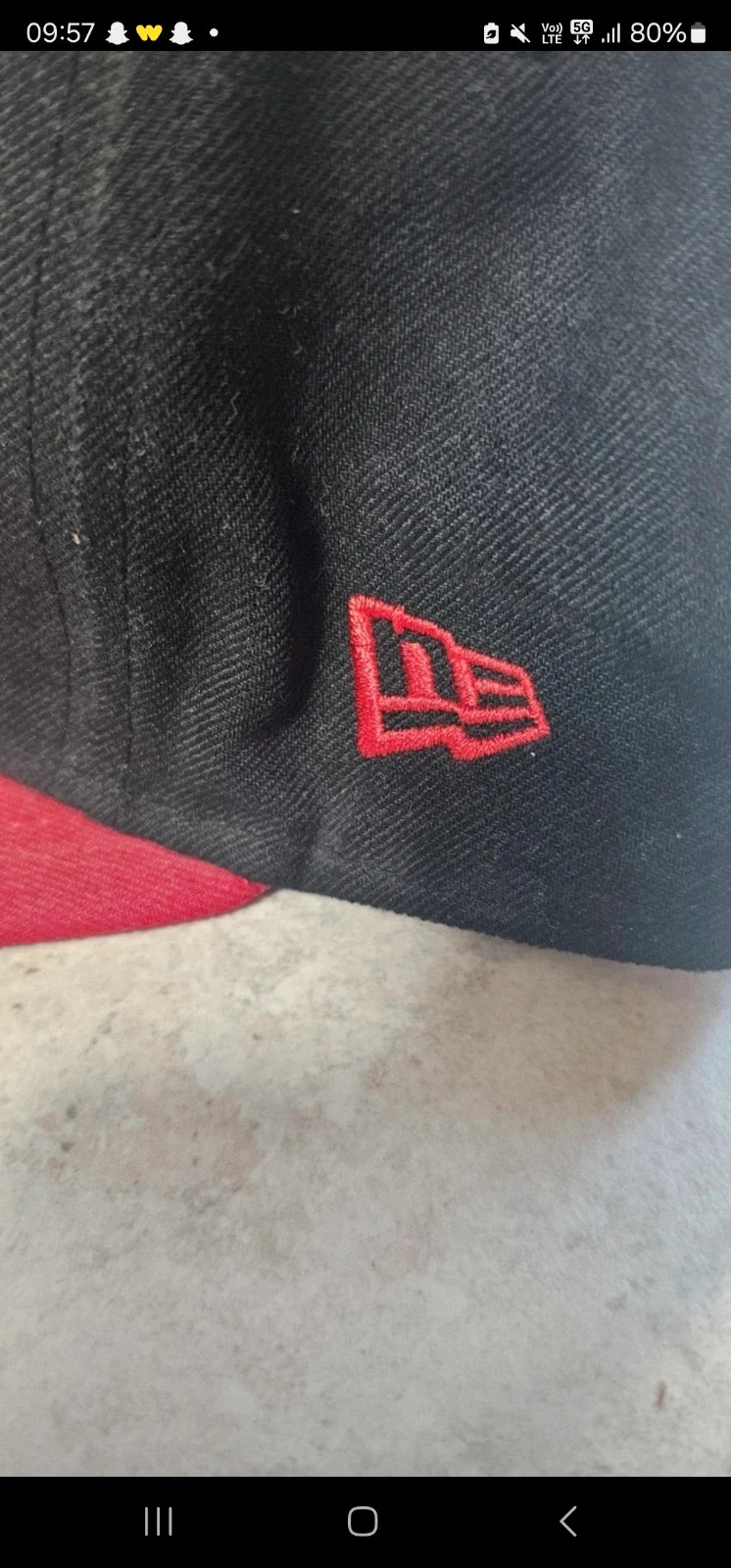 Casquette New Era NBA Chicago Noir&Rouge Logo Taureau – Chicago Bulls – taille 55 3