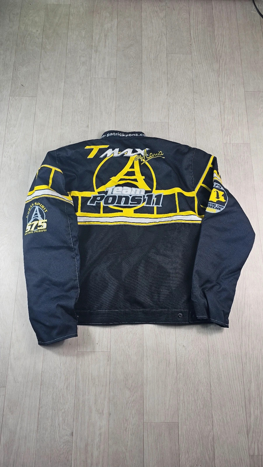 Blouson moto Yamaha noir jaune Team Pons11 homme M – Yamaha – taille M 2