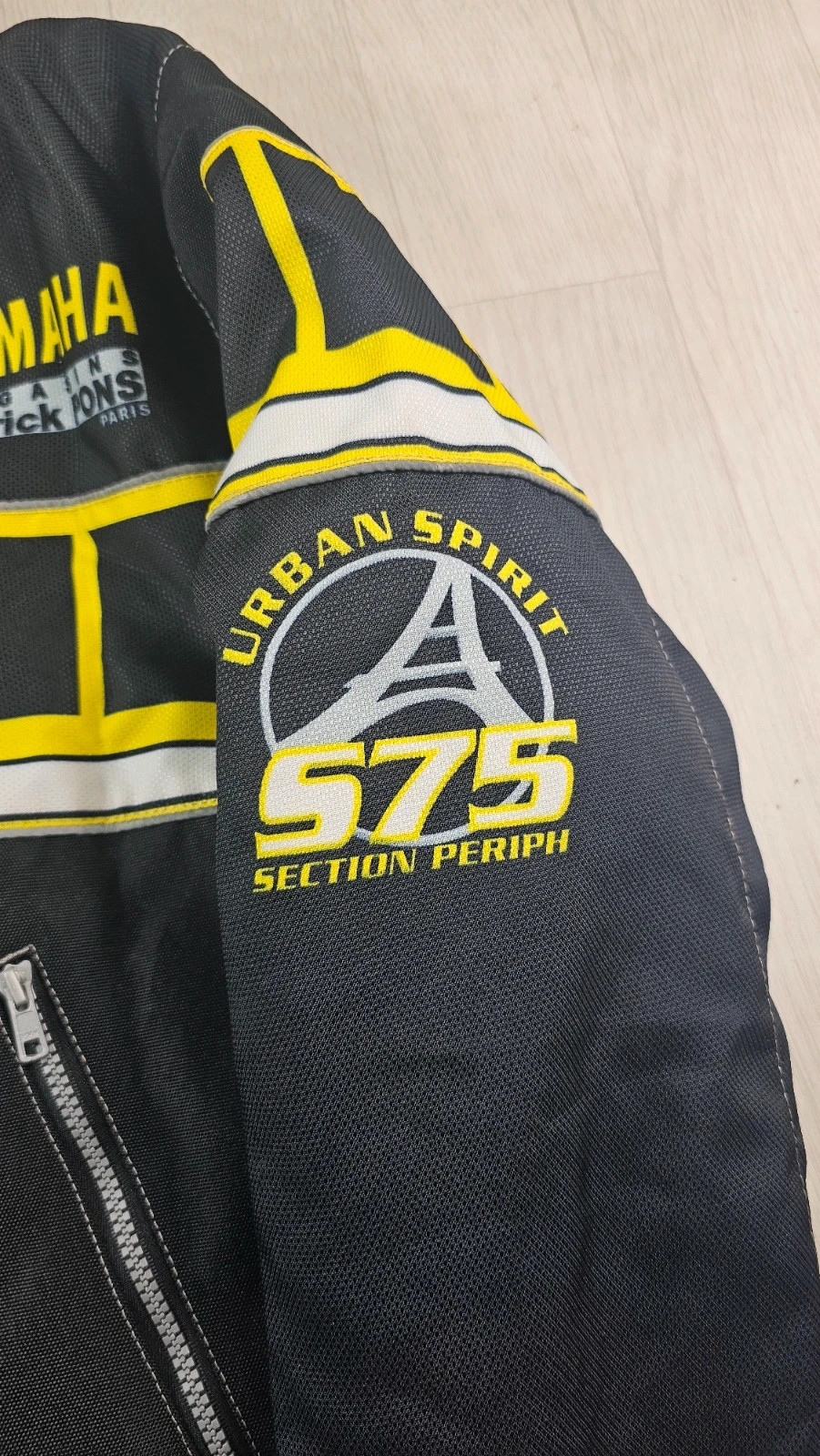 Blouson moto Yamaha noir jaune Team Pons11 homme M – Yamaha – taille M 5