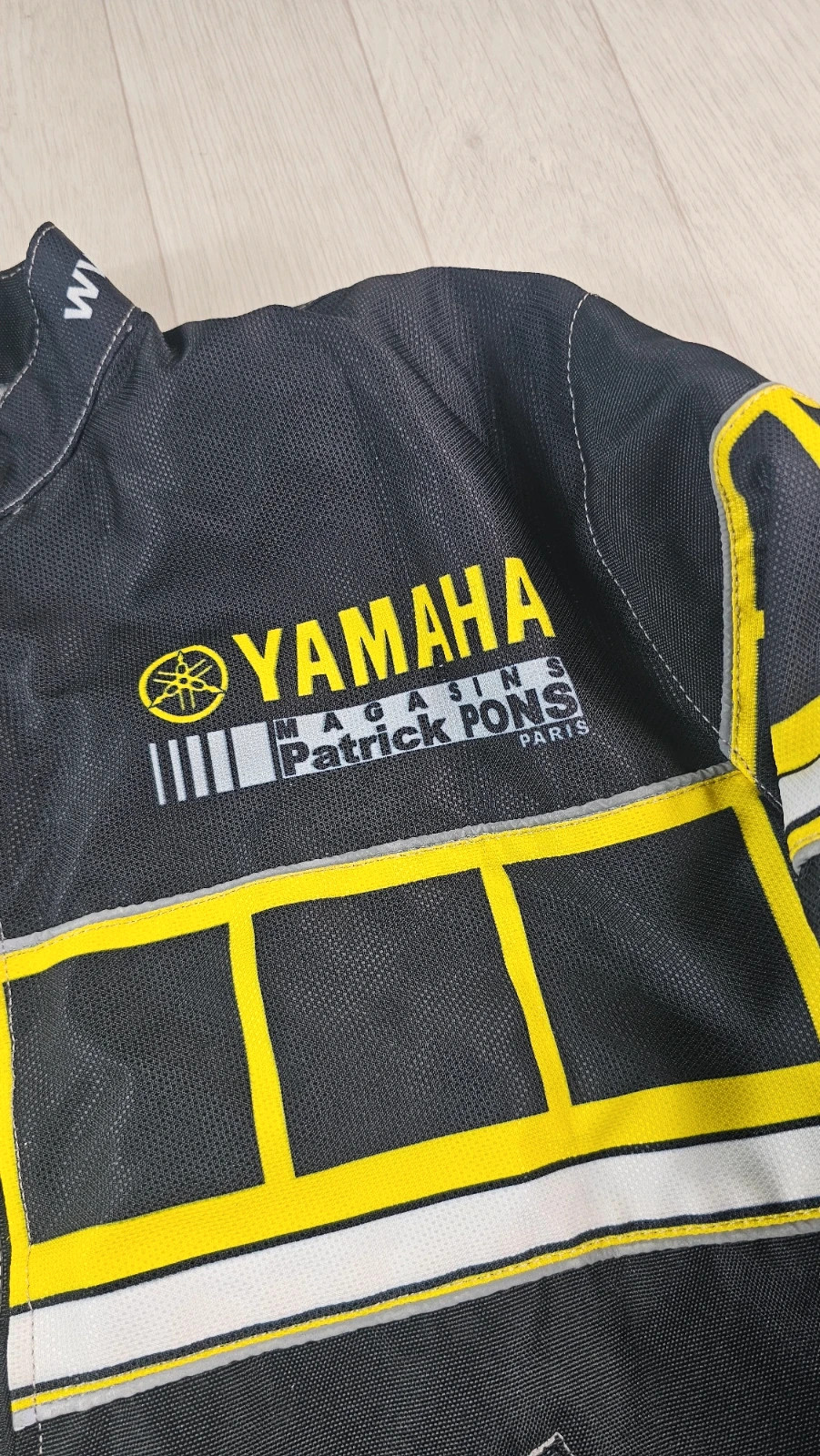 Blouson moto Yamaha noir jaune Team Pons11 homme M – Yamaha – taille M 3