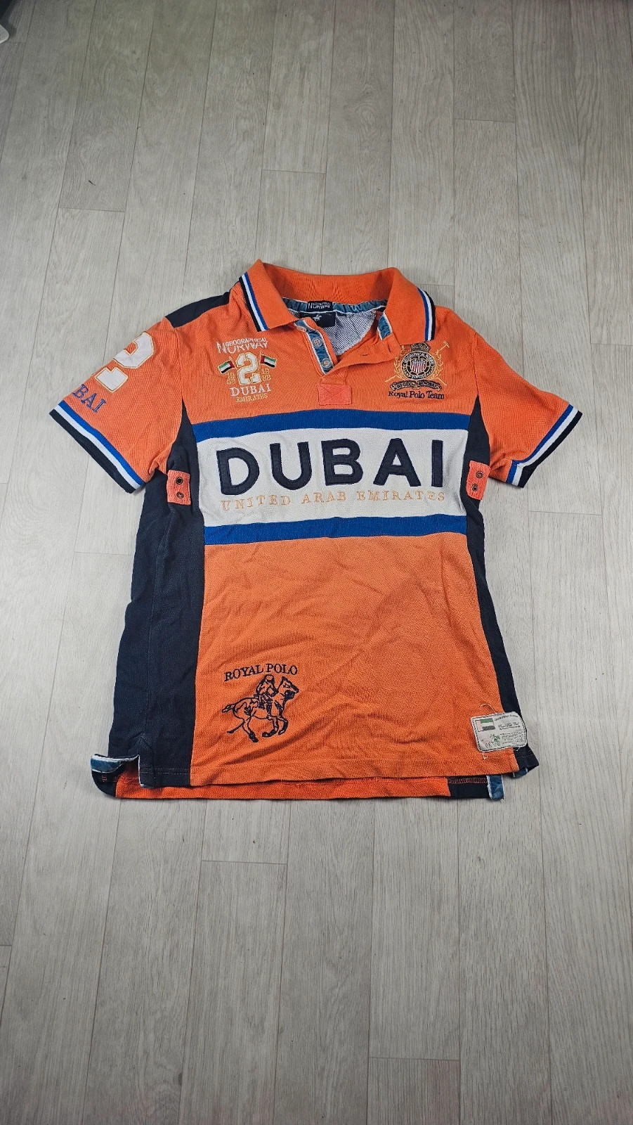 Polo Geographical Norway Dubai orange homme L
