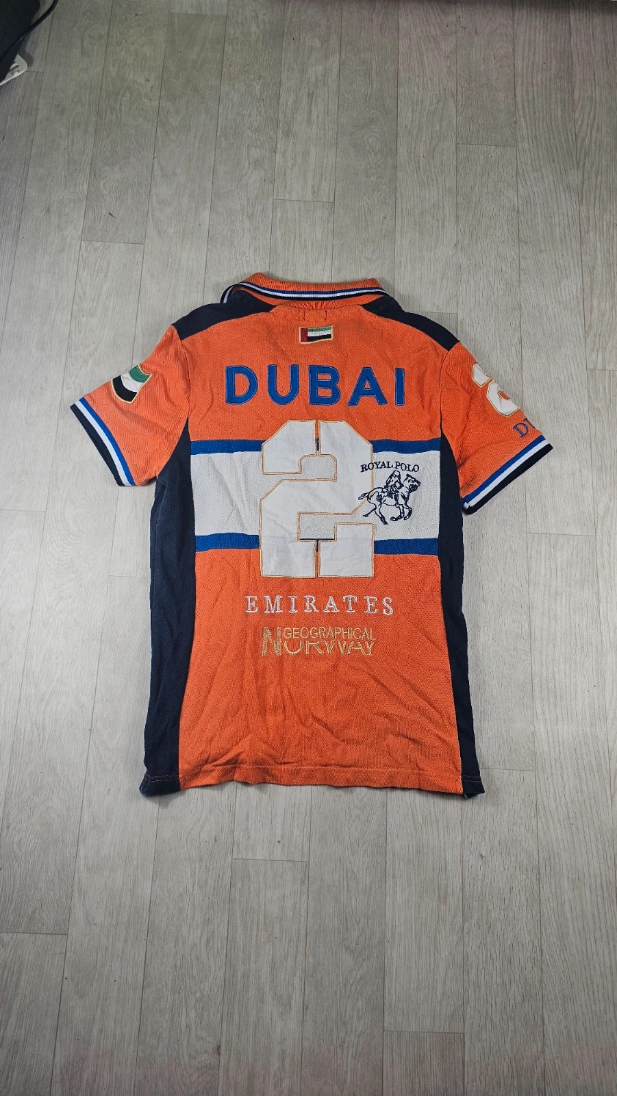 Polo Geographical Norway Dubai orange homme L – Geographical Norway – taille L 2