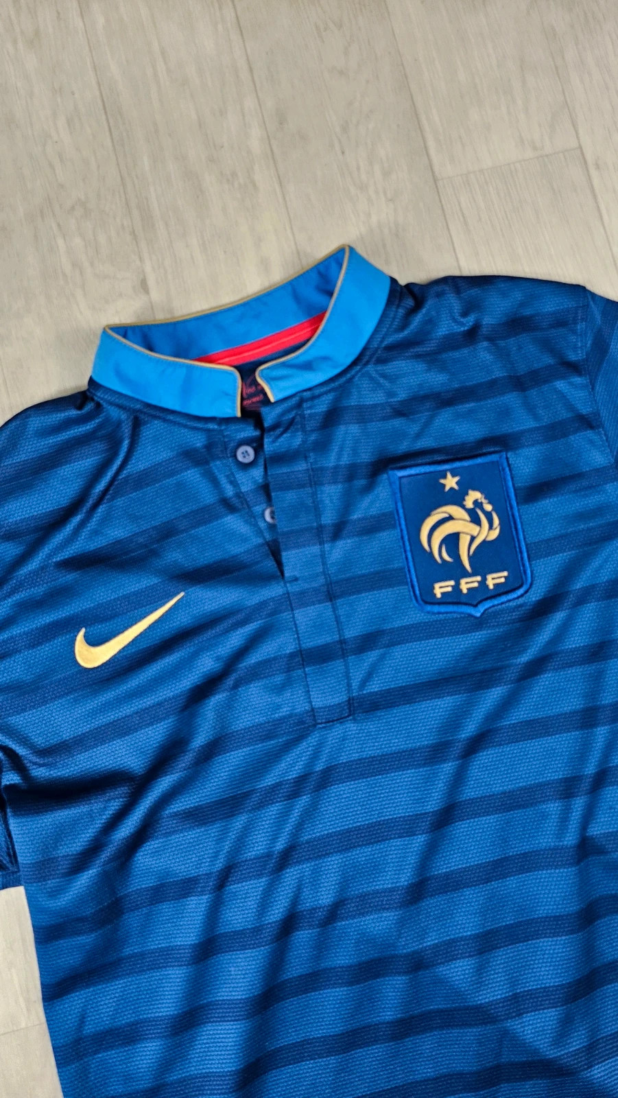 Maillot Équipe de France 2012/2013 Nike bleu homme M défaut – Nike – taille M 3