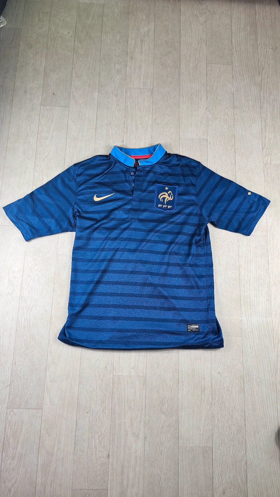 Maillot Équipe de France 2012/2013 Nike bleu homme M défaut