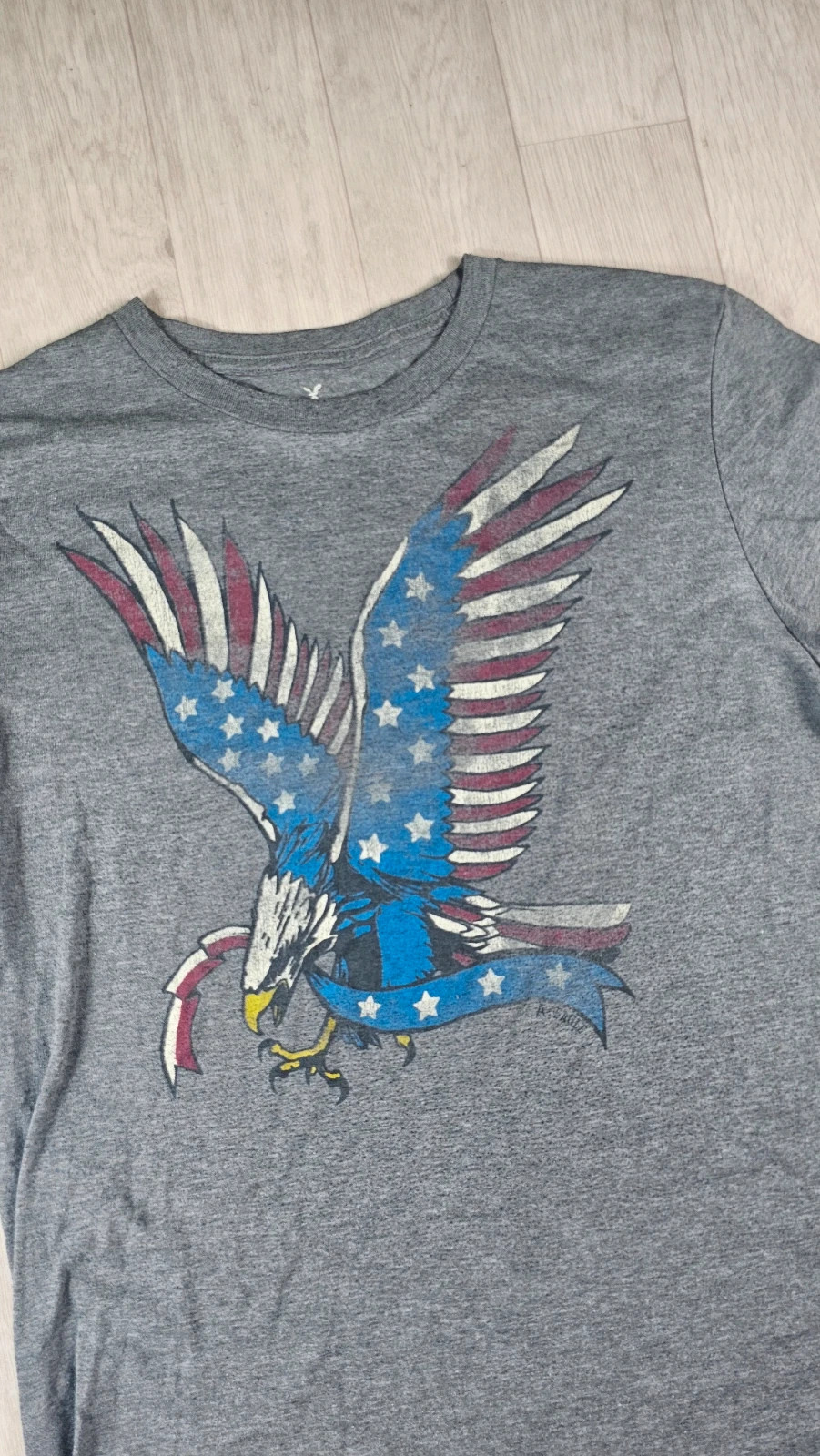 T-shirt American Eagle vintage homme L défaut – American Eagle – taille L 3