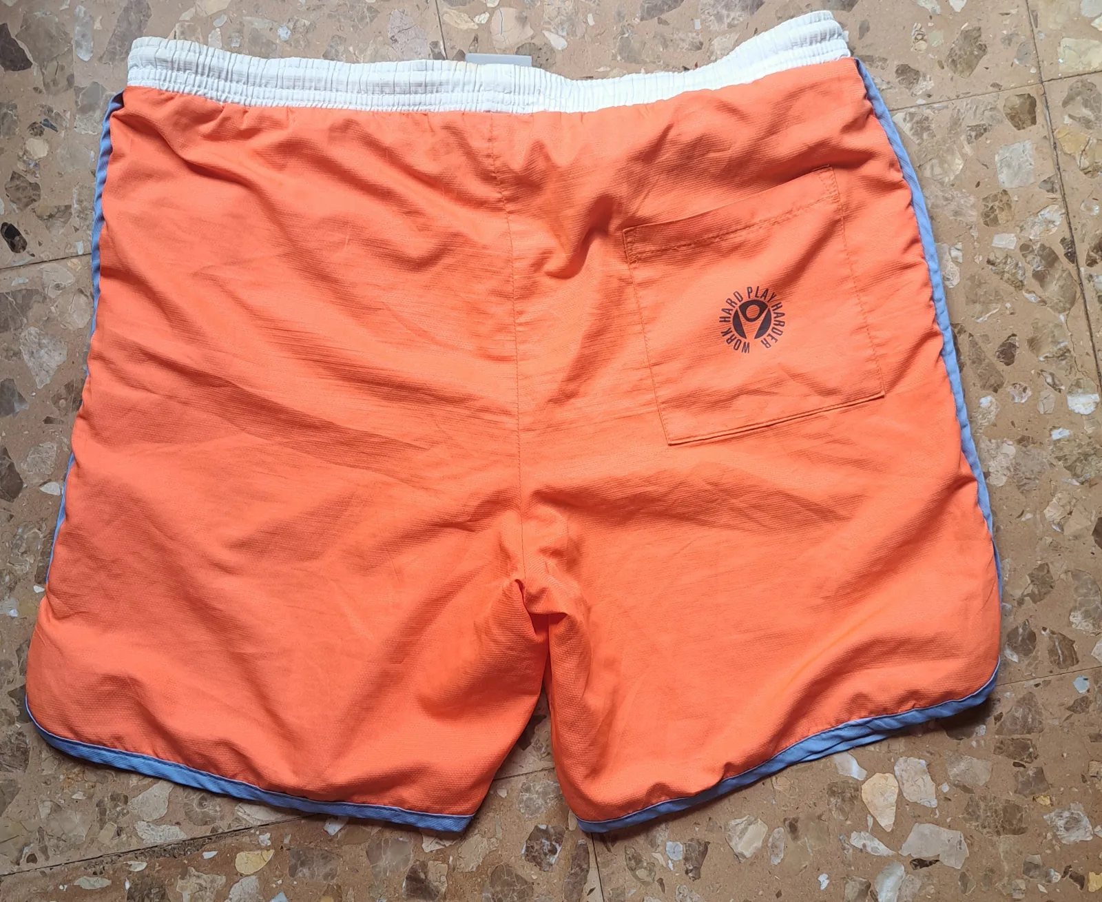 Bañador naranja y azul talla M 6