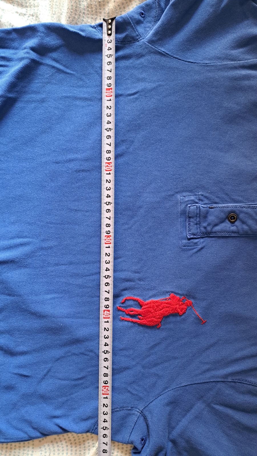 Polo Ralph Lauren azul con logo rojo 7