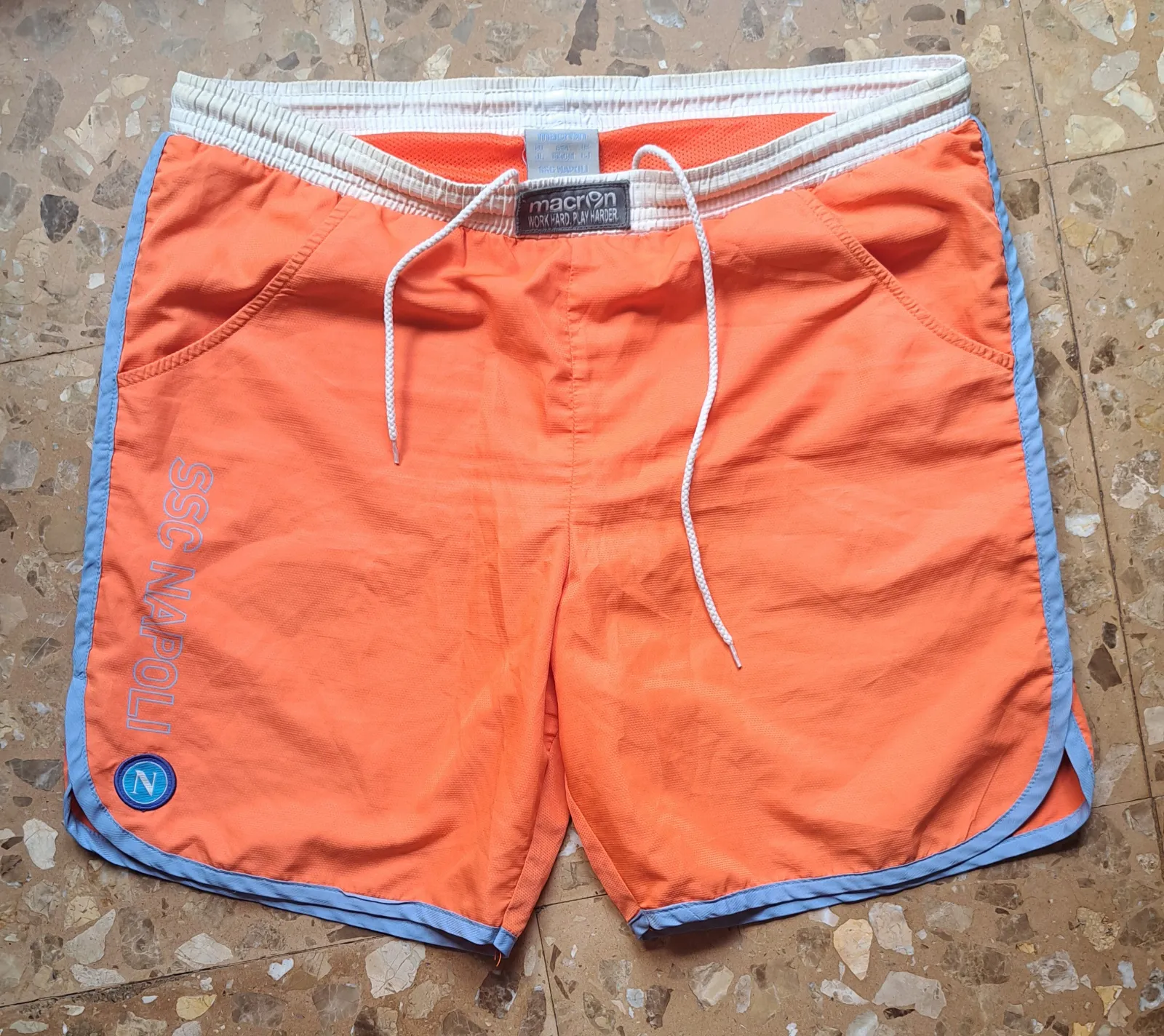 Bañador naranja y azul talla M