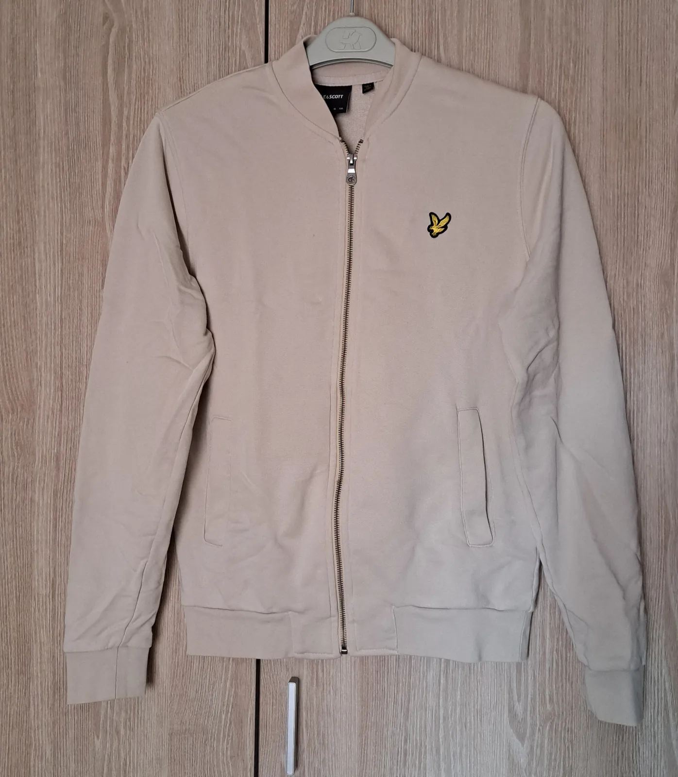 Lyle & Scott Chaqueta Bomber Crema 2