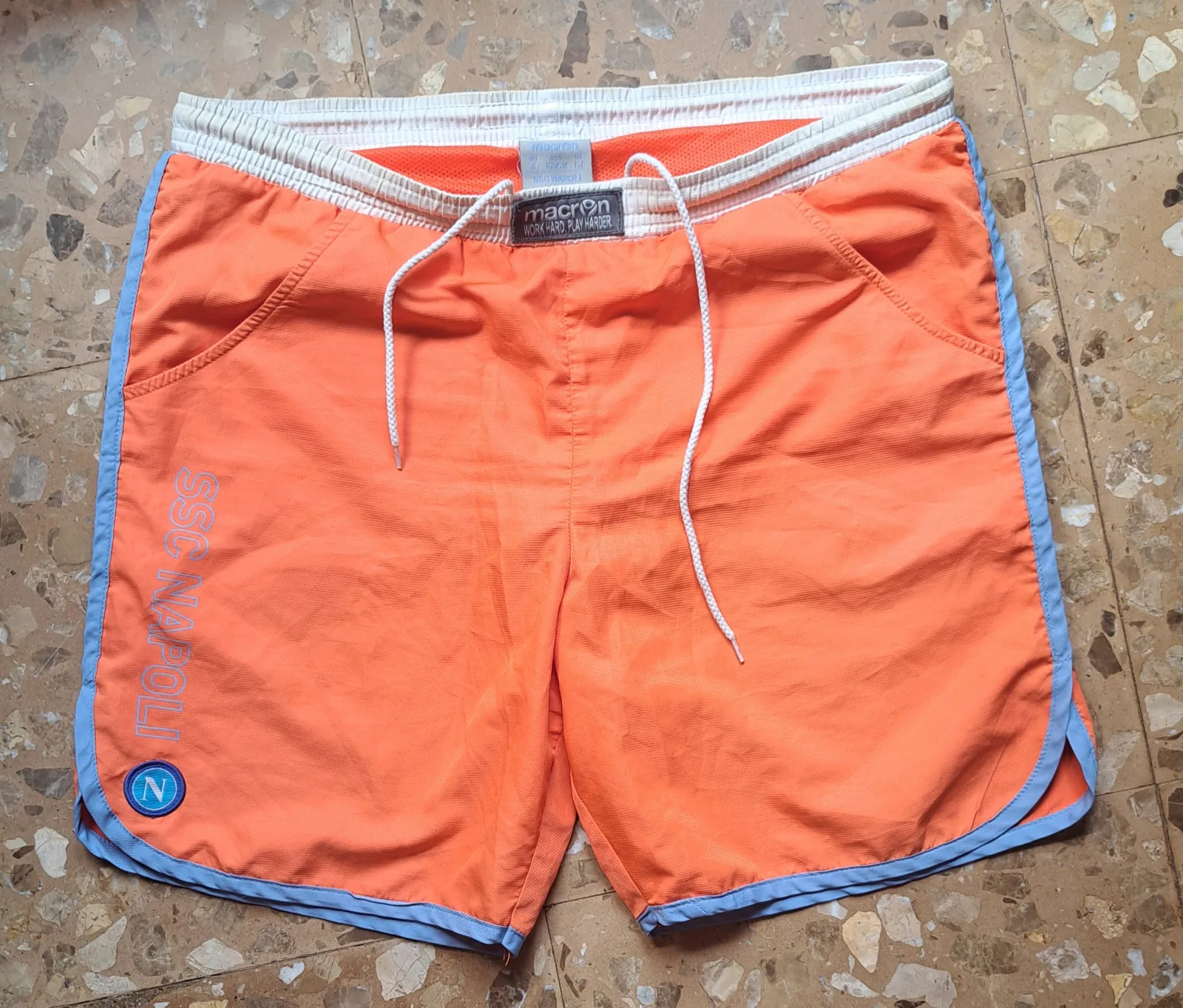 Bañador naranja y azul talla M 2