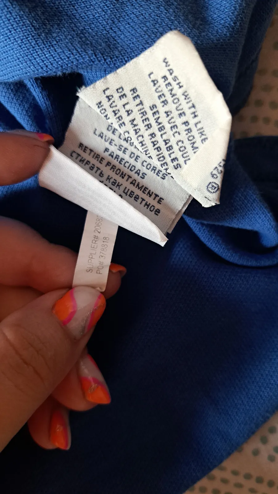 Polo Ralph Lauren azul con logo rojo 5