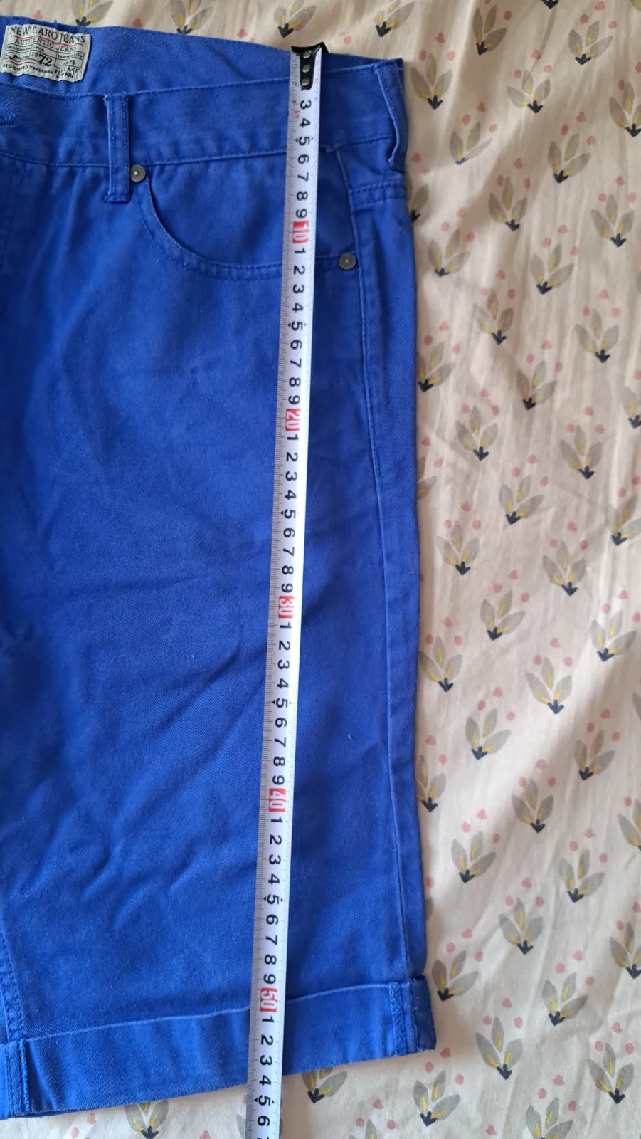 Bermuda azul intenso talle 44 5