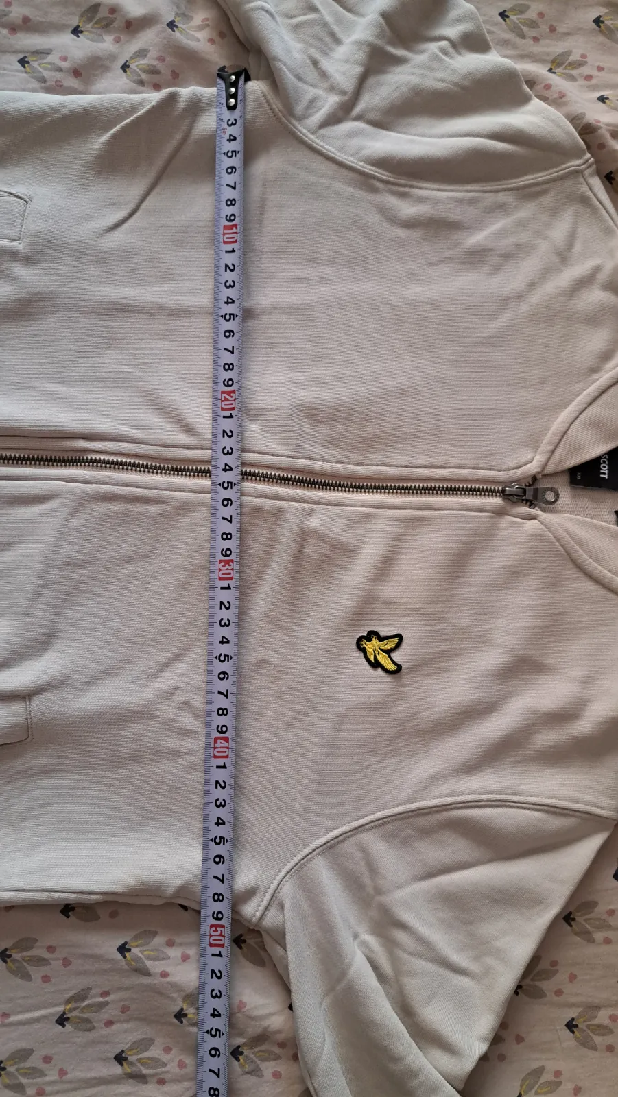 Lyle & Scott Chaqueta Bomber Crema 8