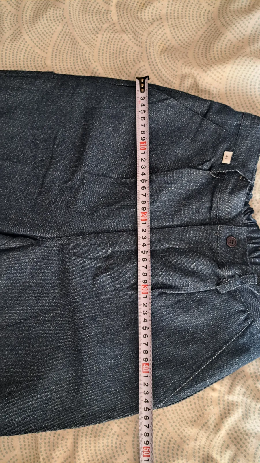 Pantalón vaquero azul oscuro ancho 7