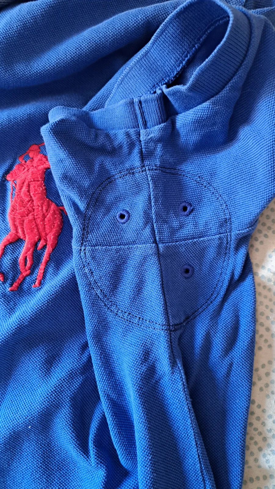 Polo Ralph Lauren azul con logo rojo 6