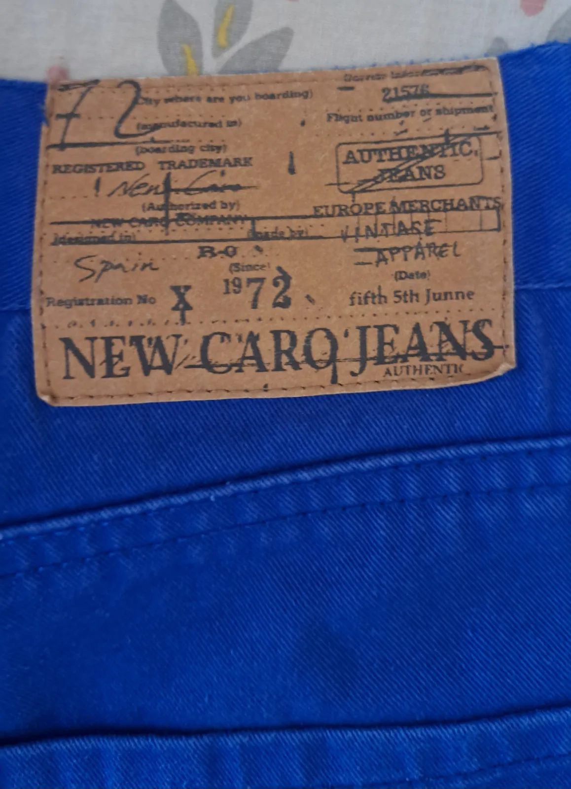 Bermuda azul intenso talle 44 4