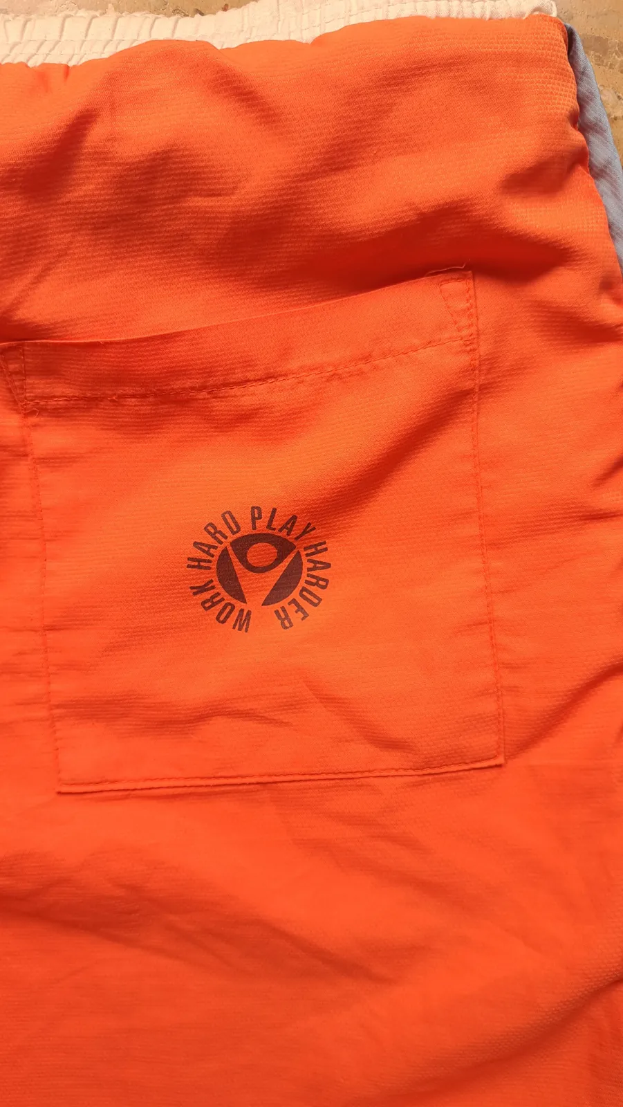 Bañador naranja y azul talla M 4