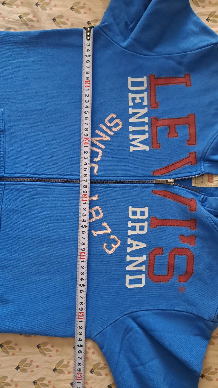 Sudadera Levi's azul con capucha 7
