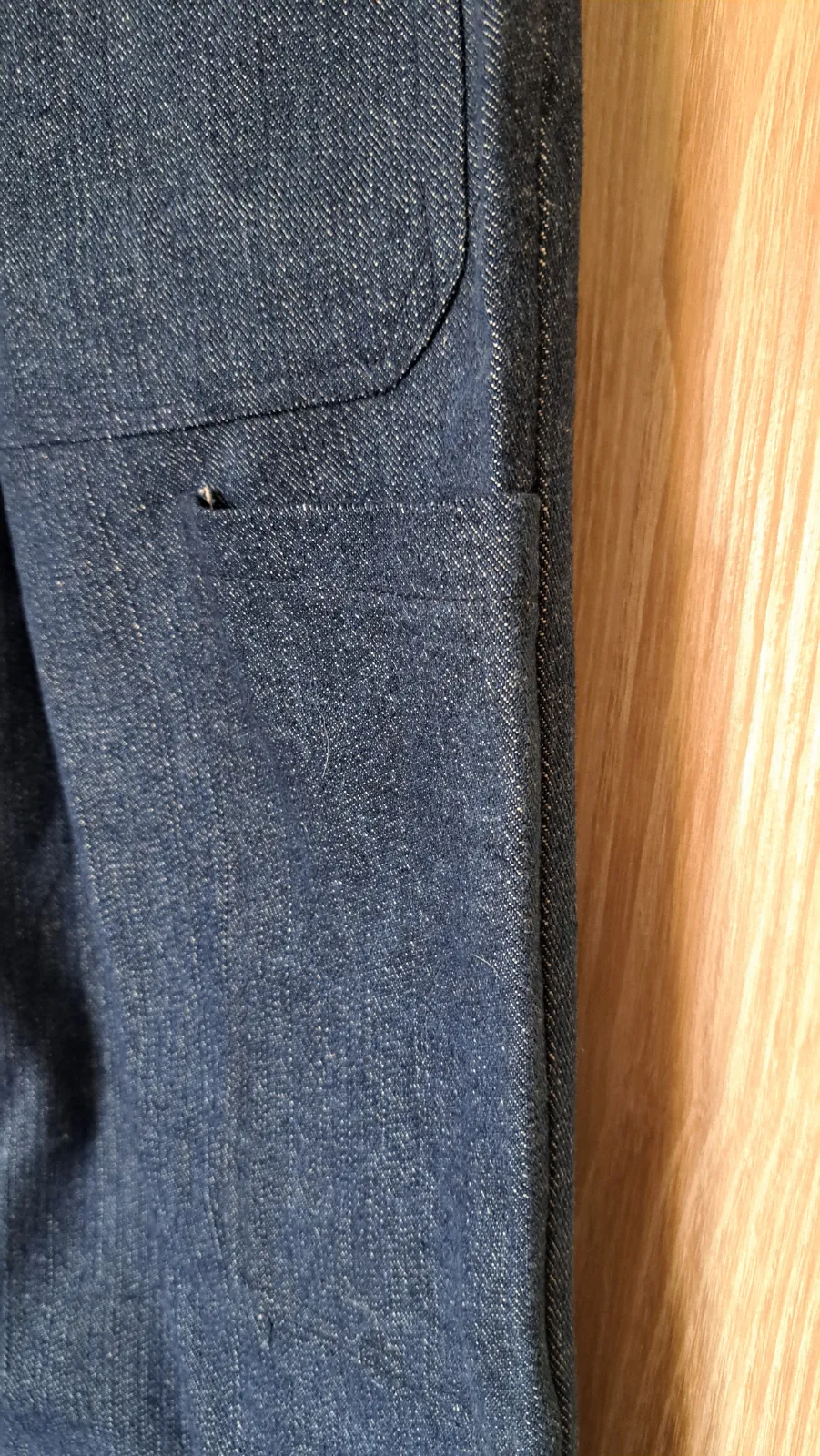 Pantalón vaquero azul oscuro ancho 5