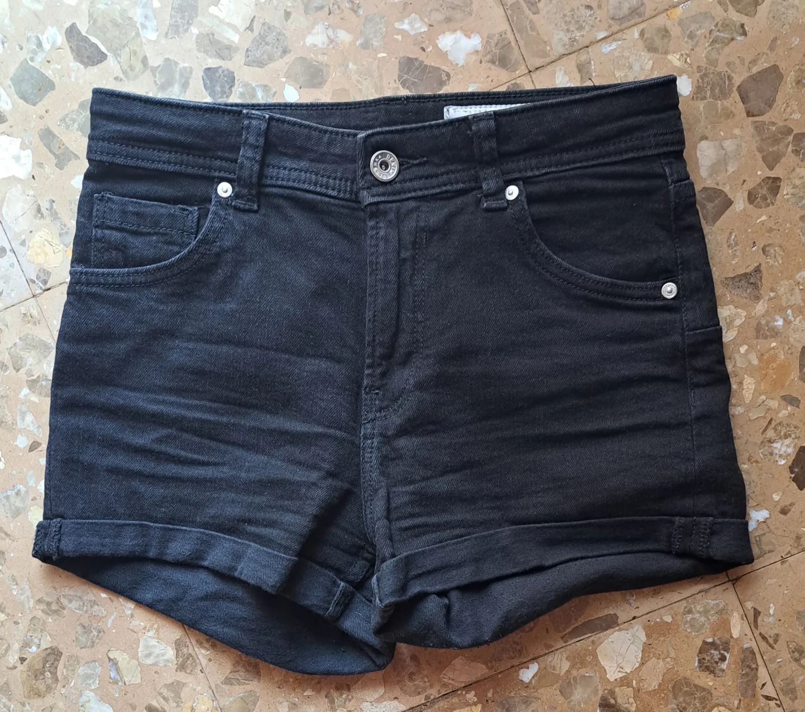 Pantalones cortos vaqueros azul oscuro