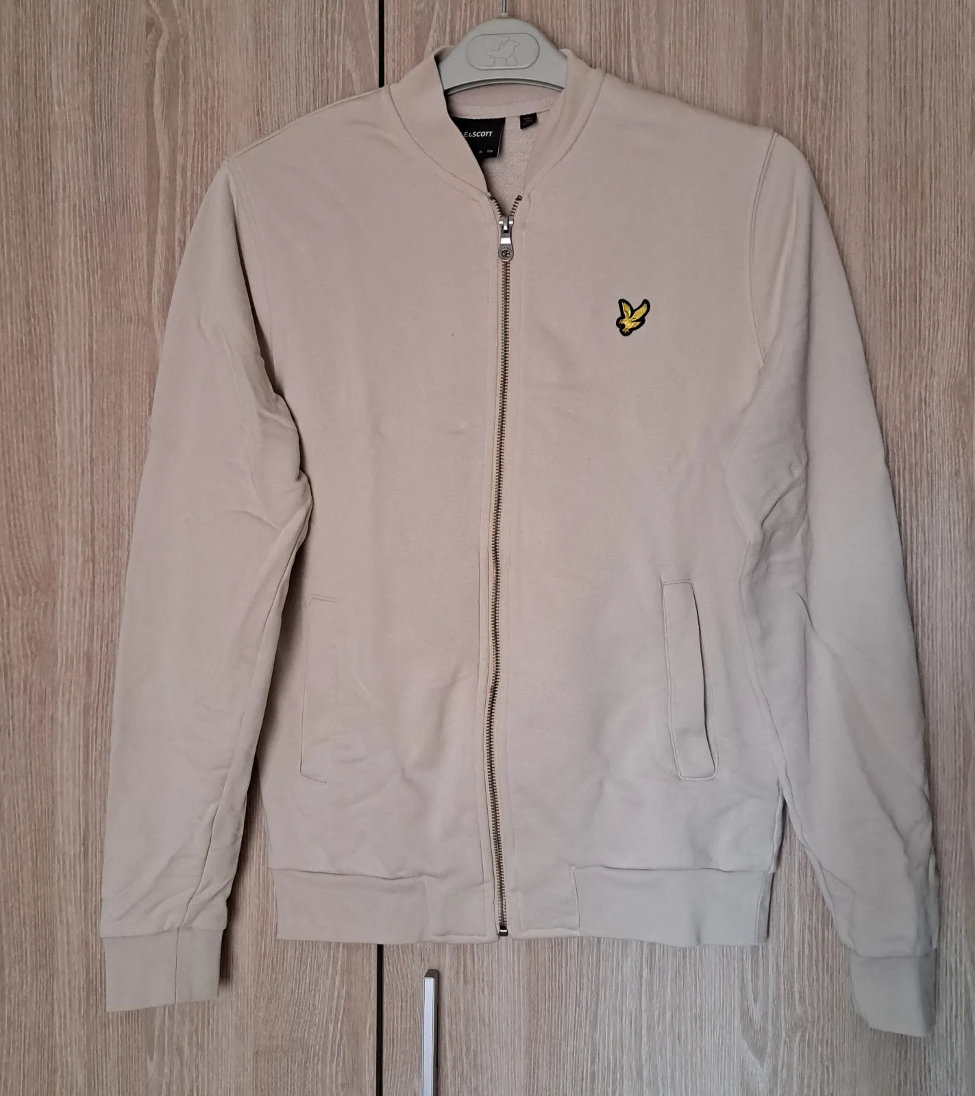 Lyle & Scott Chaqueta Bomber Crema