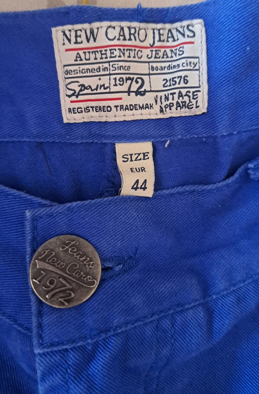 Bermuda azul intenso talle 44 3