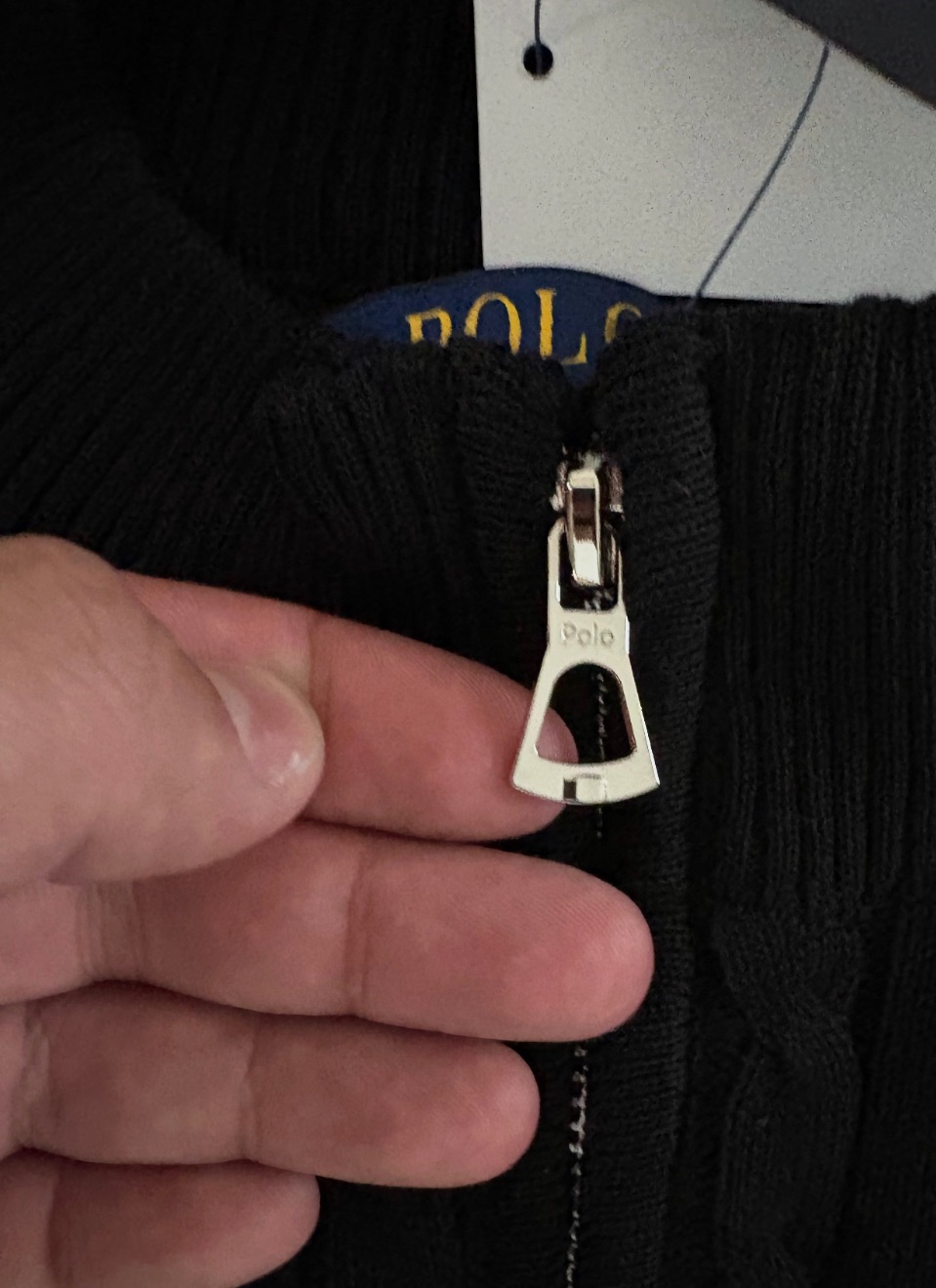 Ralph Lauren Quarter zip sweater size S black – Ralph Lauren – taille S 6