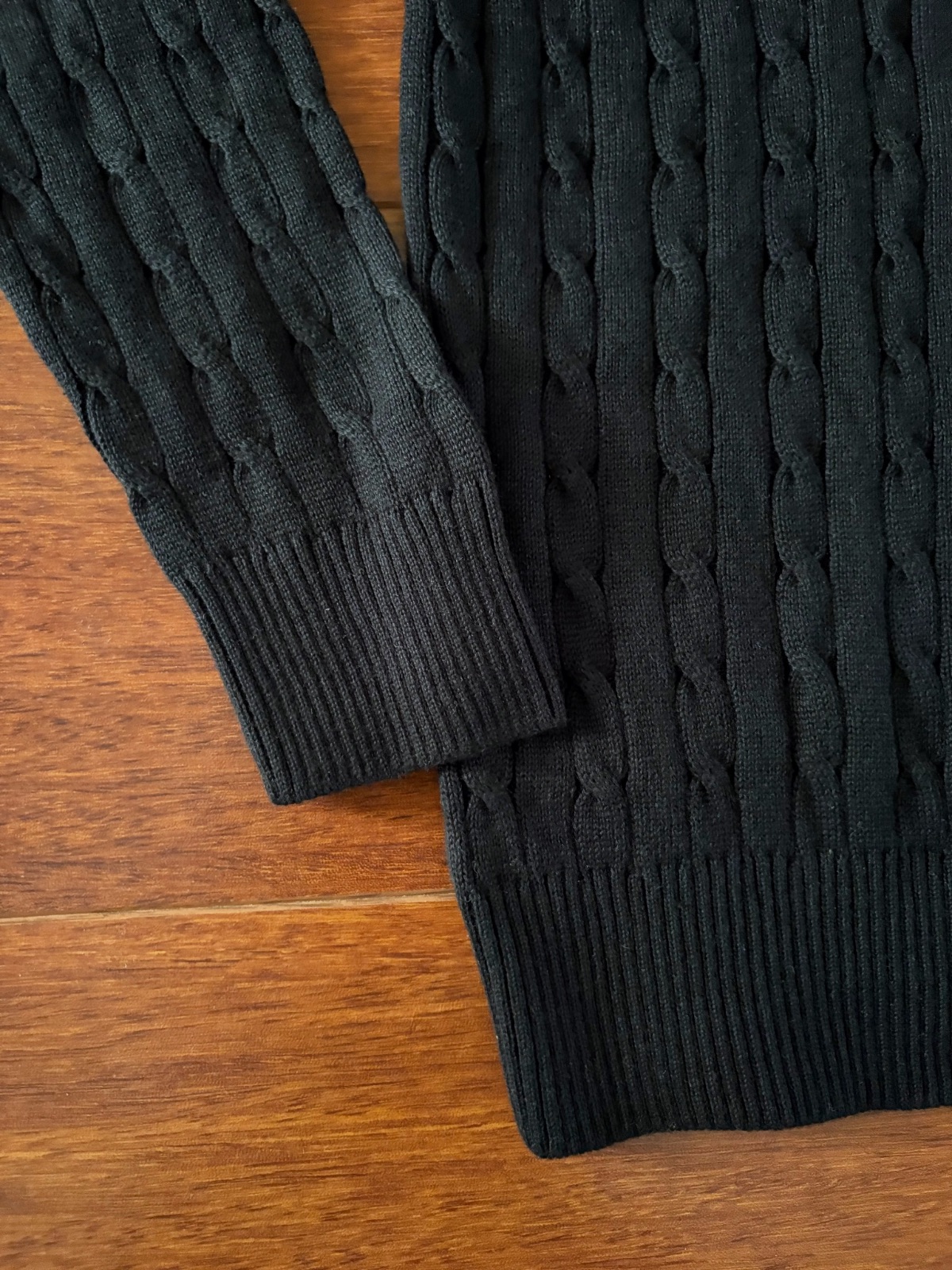 Ralph Lauren Quarter zip sweater size S black – Ralph Lauren – taille S 8