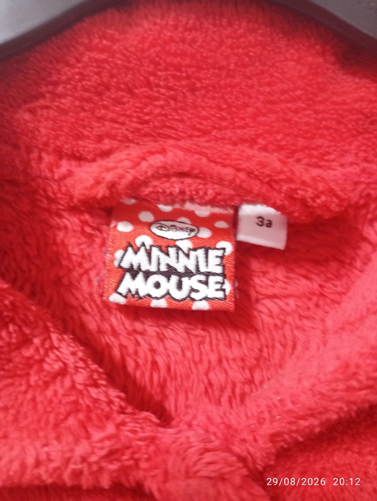 Bata de casa térmica Minnie Mouse Disney (Talla 3 años) – Minnie – taille 3 ans / 98 cm 2